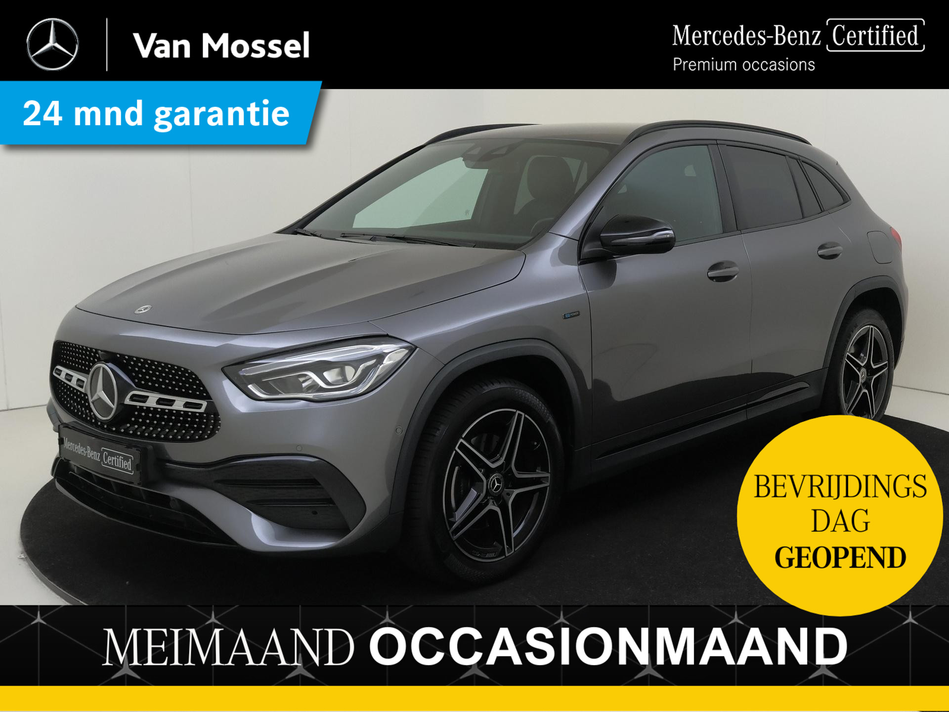 Mercedes-Benz GLA 250 e Business Solution AMG Limited / Nightpakket / Parkeercamera / Sfeerverlichting / Stoelverwarming / Elektr. Kofferklep /