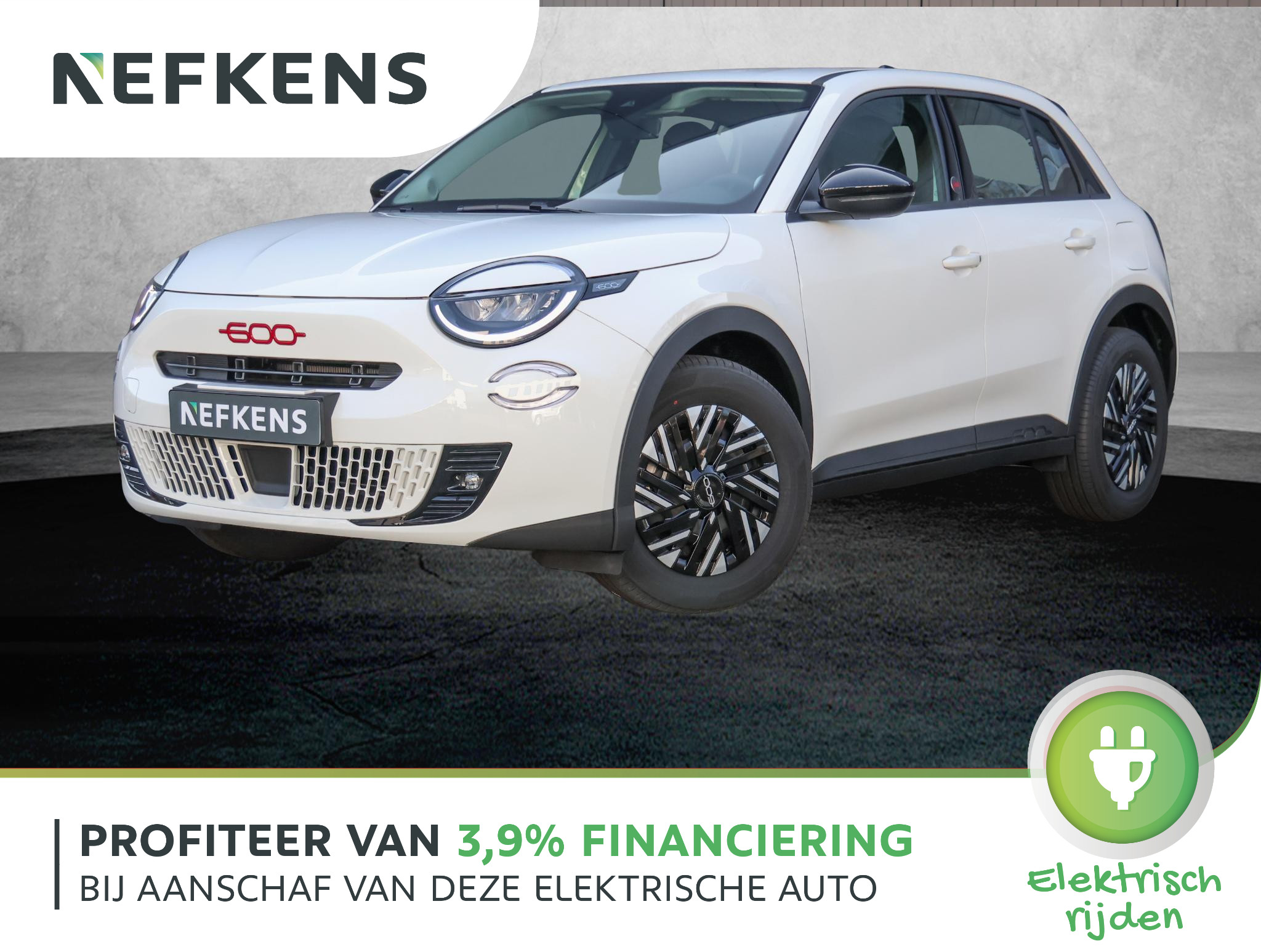 Fiat 600 600e 54 kWh RED | VOORRAAD VOORDEEL | NIEUW