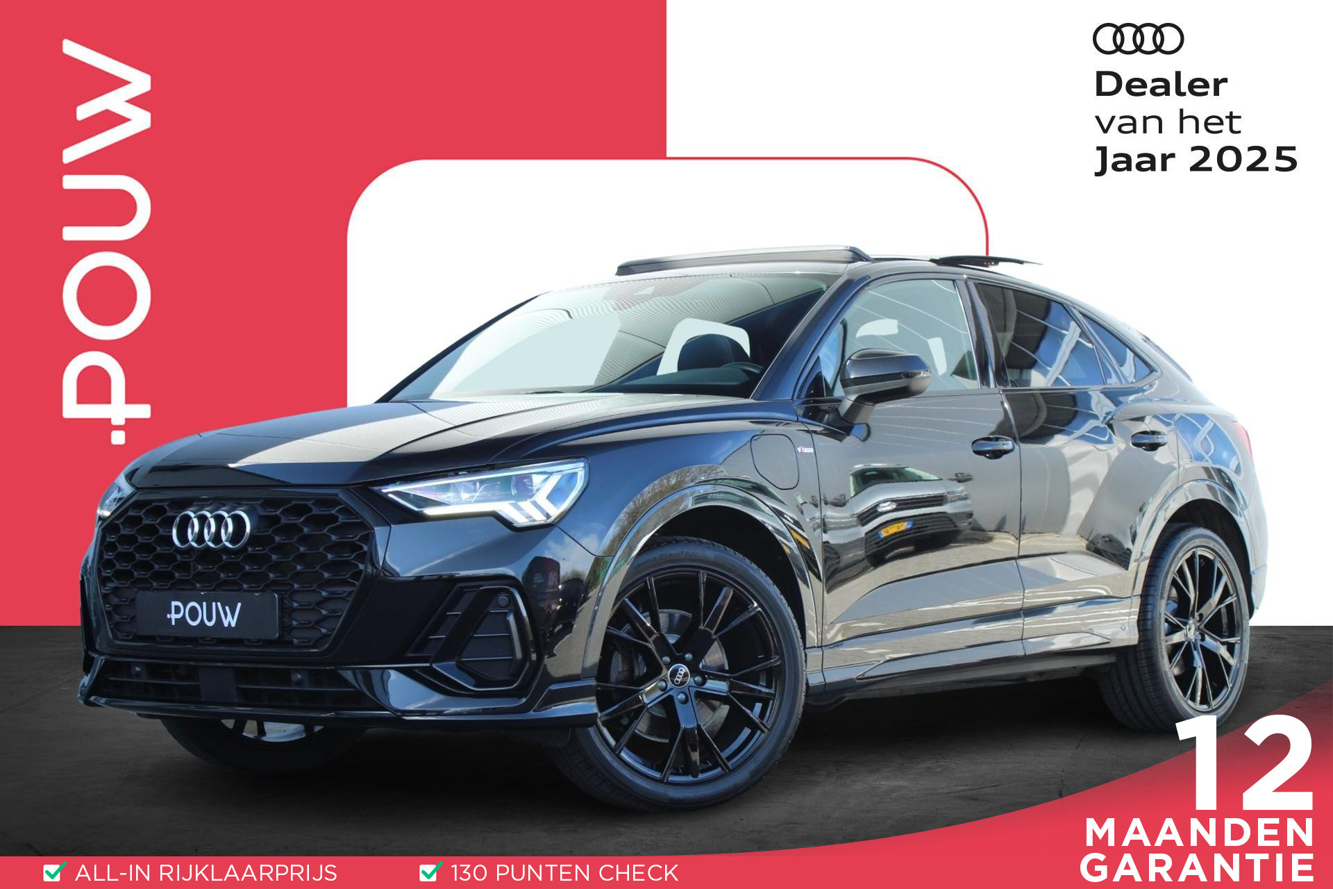 Audi Q3 Sportback 45 TFSI e 245pk S Edition | Panoramadak | Stoelverwarming | Adaptieve Cruise Control | Dodehoek Sensor