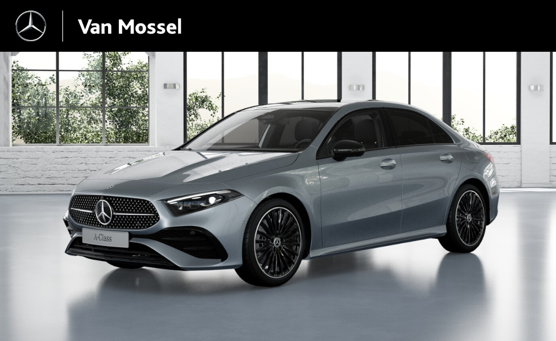 Mercedes-Benz A-Klasse 250e Limousine Business Solution AMG / Stoelverwarming / Achteruitrijcamera / Panaroma-schuifdak / Night-Pakket /