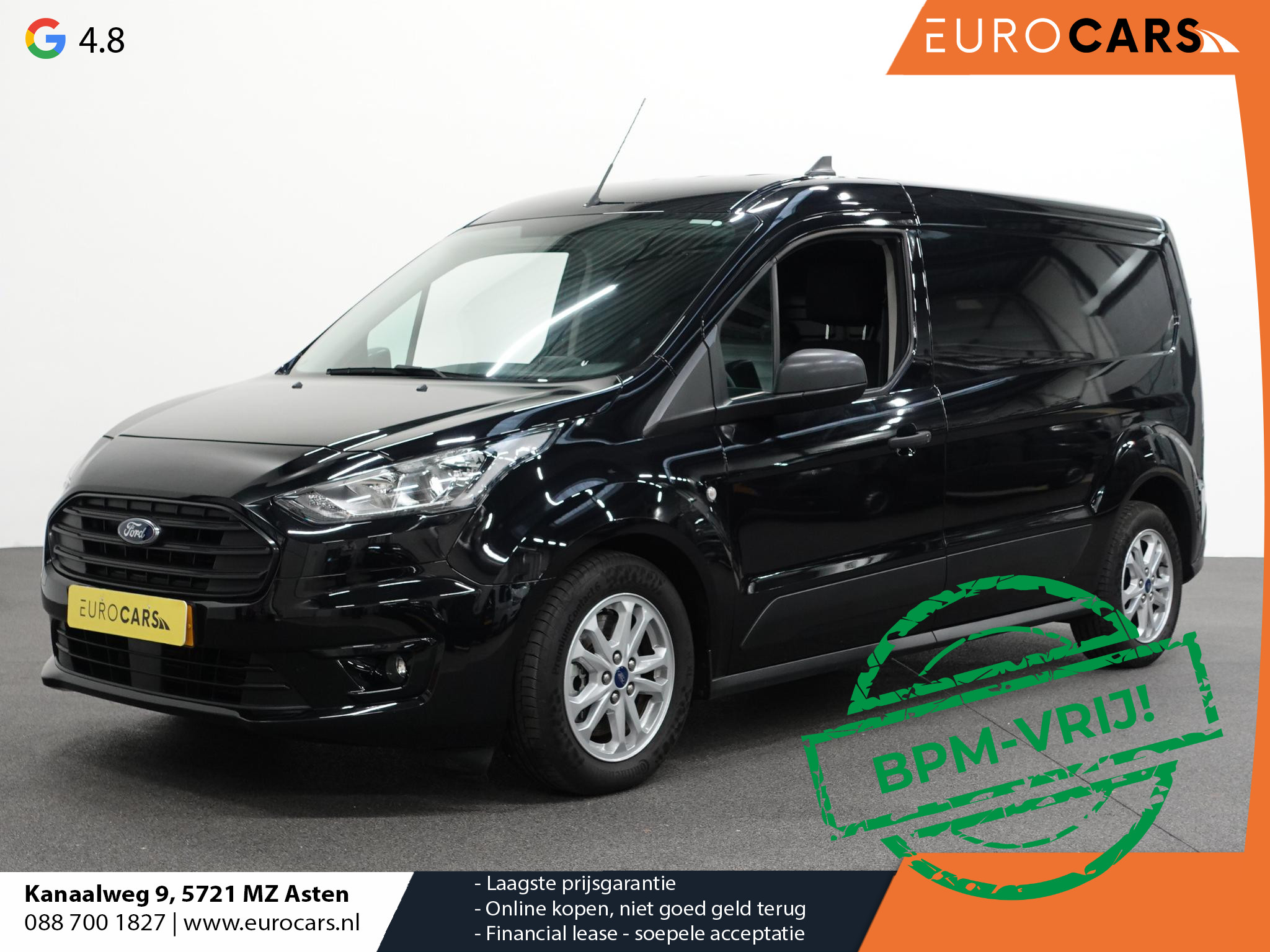 Ford Transit Connect 1.5 L2 Automaat Navi Airco Parkeersenoren  Cruise Control 3Zits Camera Trekhaak