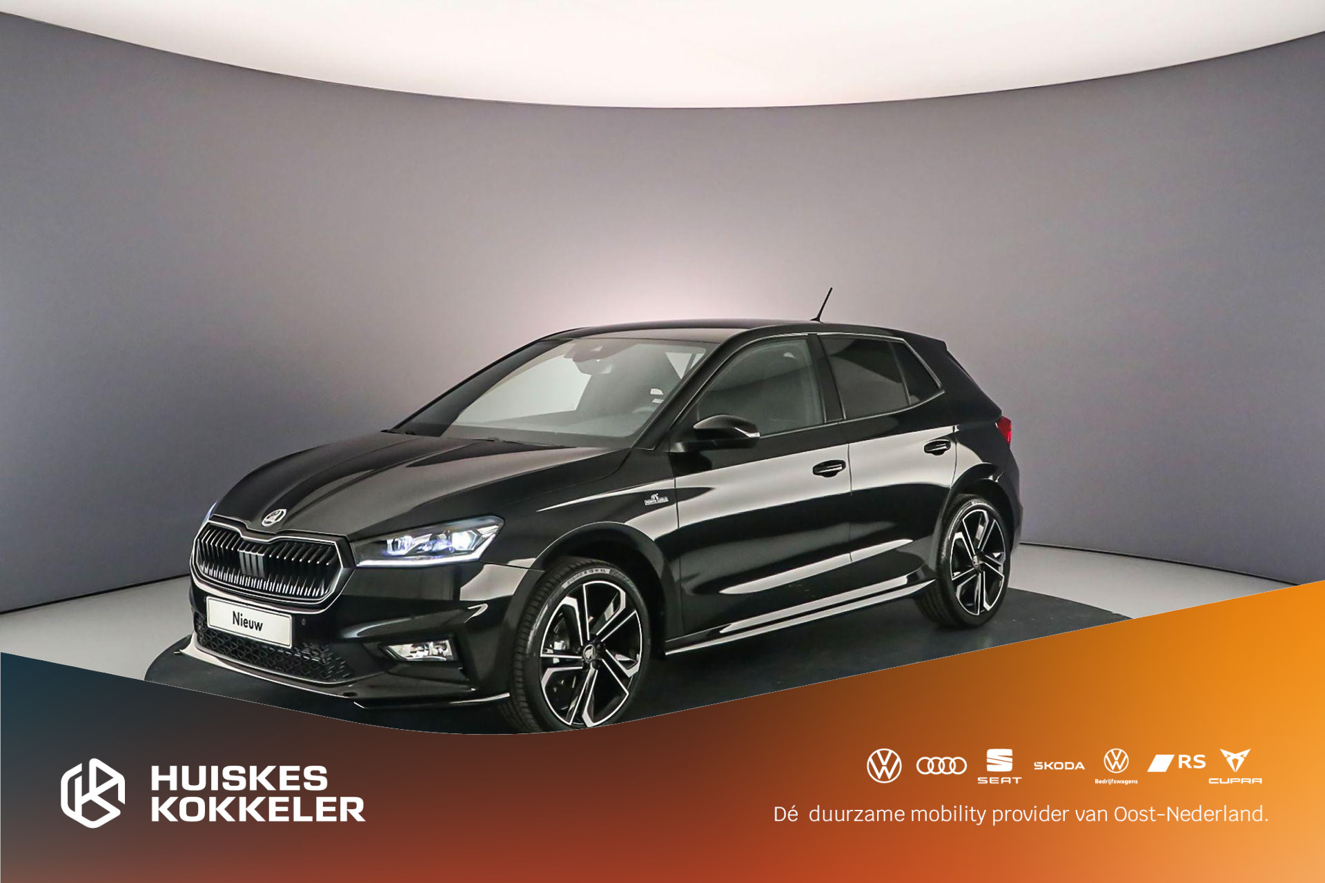 Škoda Fabia Monte Carlo 1.0 TSI 95pk Adaptive cruise control, Achteruitrijcamera, Stoelverwarming, DAB, Radio, Airco, LED verlichting, Parkeersensoren, App connect