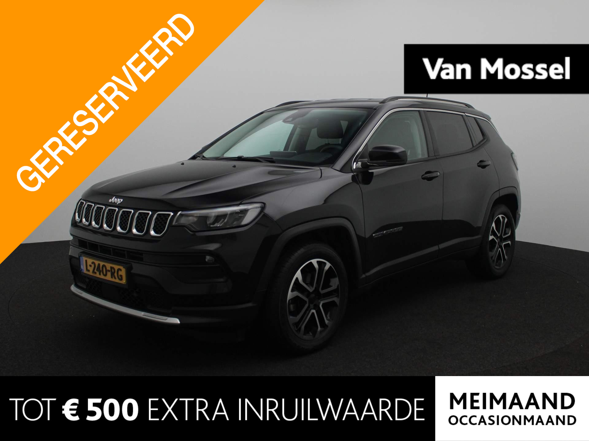 Jeep Compass 1.3T Limited | Automaat | Trekhaak | Stoelverwarming |