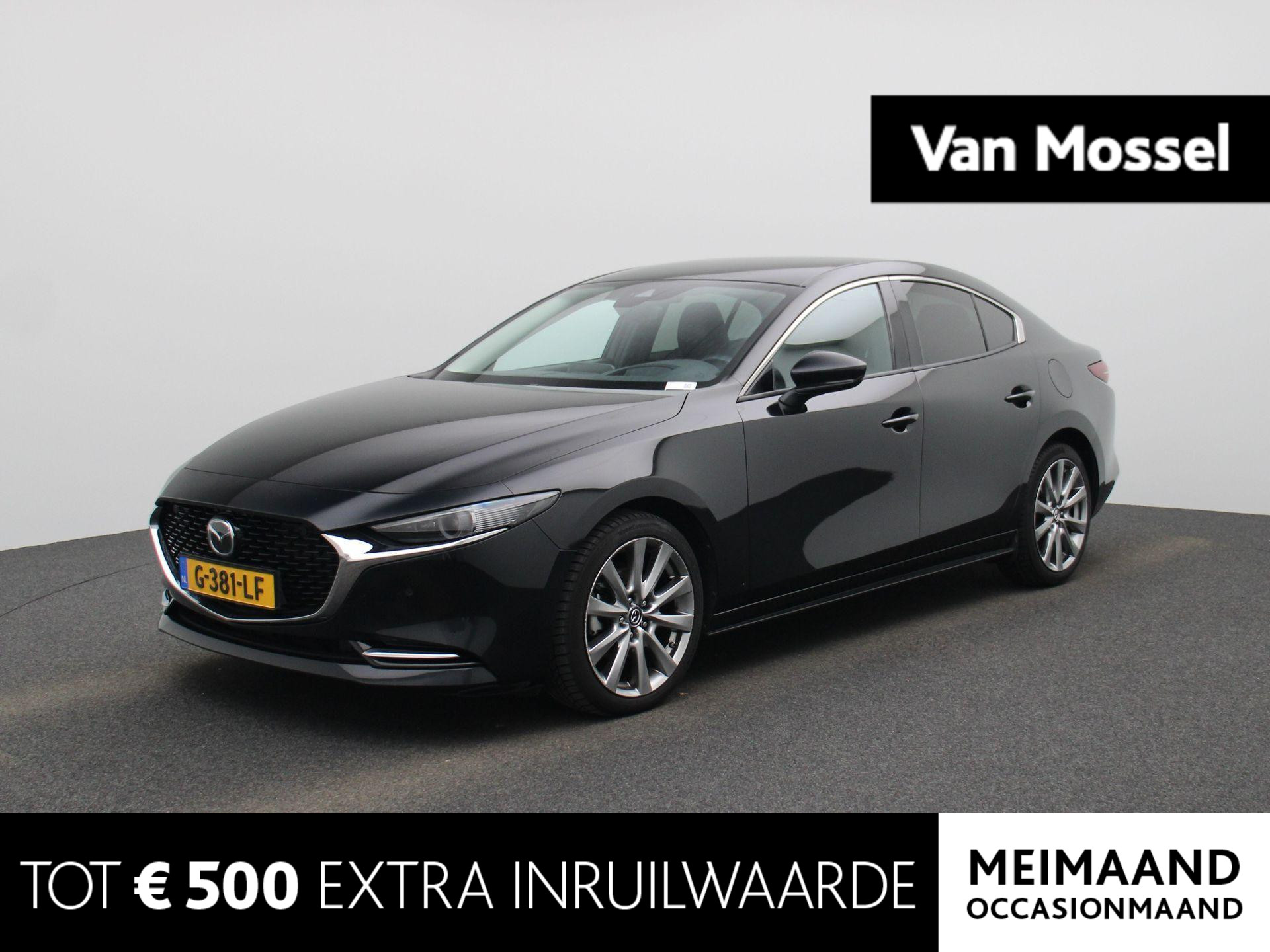 Mazda 3 2.0 e-SkyActiv-X M Hybrid 180 Luxury | Apple Carplay/Android Auto | Lederen Bekleding | Achteruitrijcamera | Parkeersensoren |