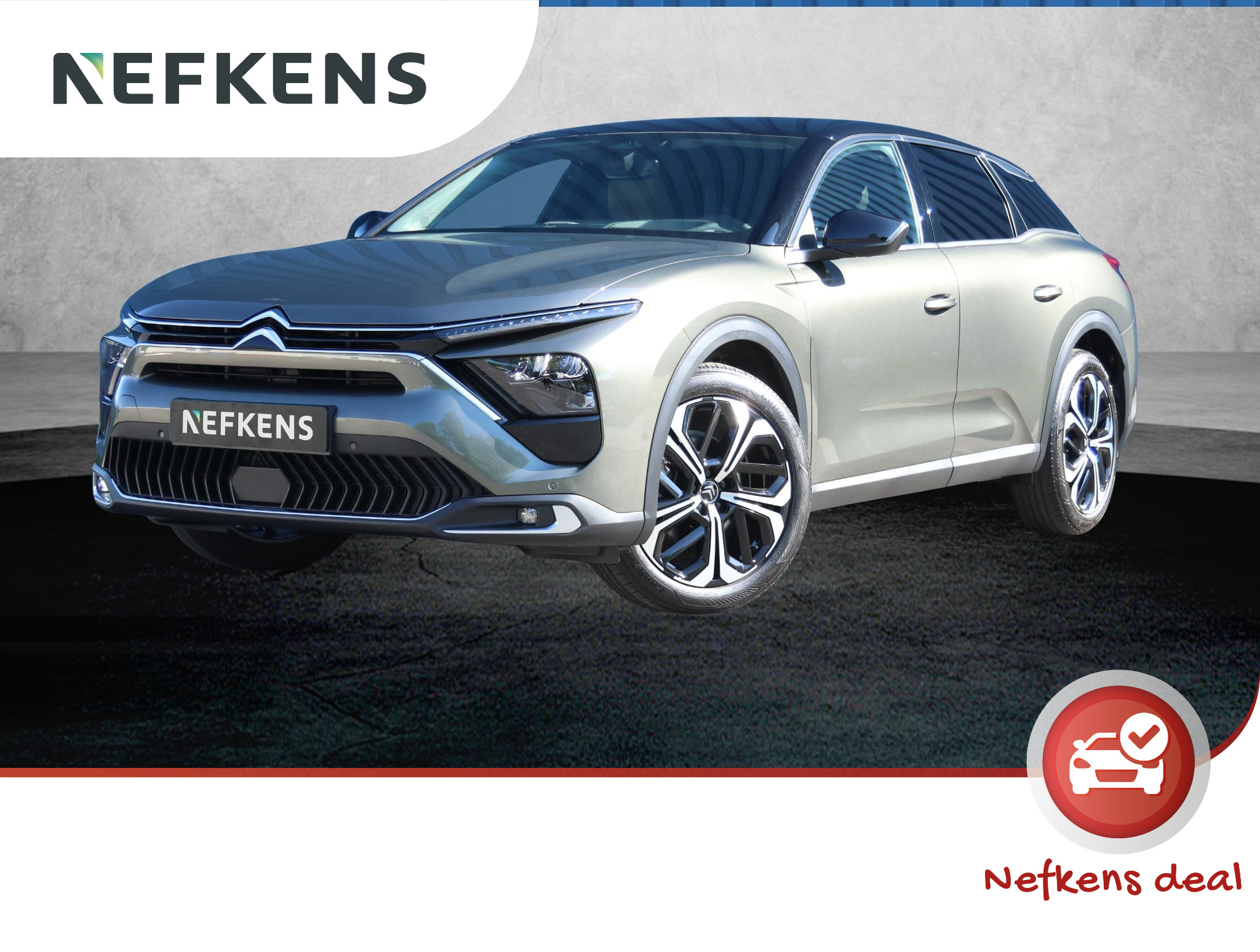 Citroën C5 X 1.2 130PK Business Plus | NIEUW! | LEER | Head-Up Display | Stoel/Stuurverwarming | Camera | AppleCarPlay/AndroidAuto | Geheugenstoel | Navigatie | Full LED |