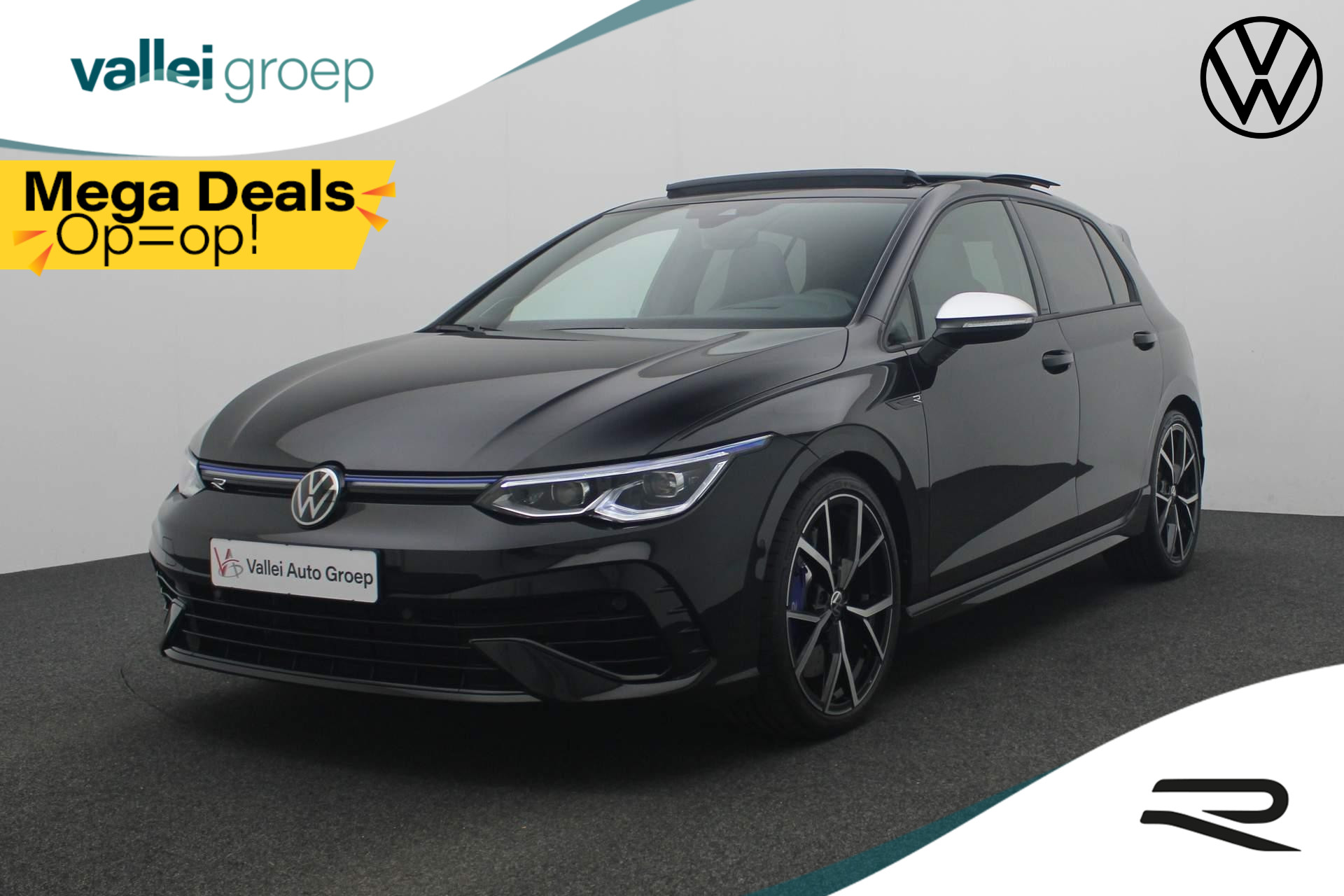 Volkswagen Golf 2.0 TSI 333PK DSG R 4Motion | Pano | Harman/Kardon | Adaptief onderstel | IQ Light | Keyless | Camera | 19 inch | HUD