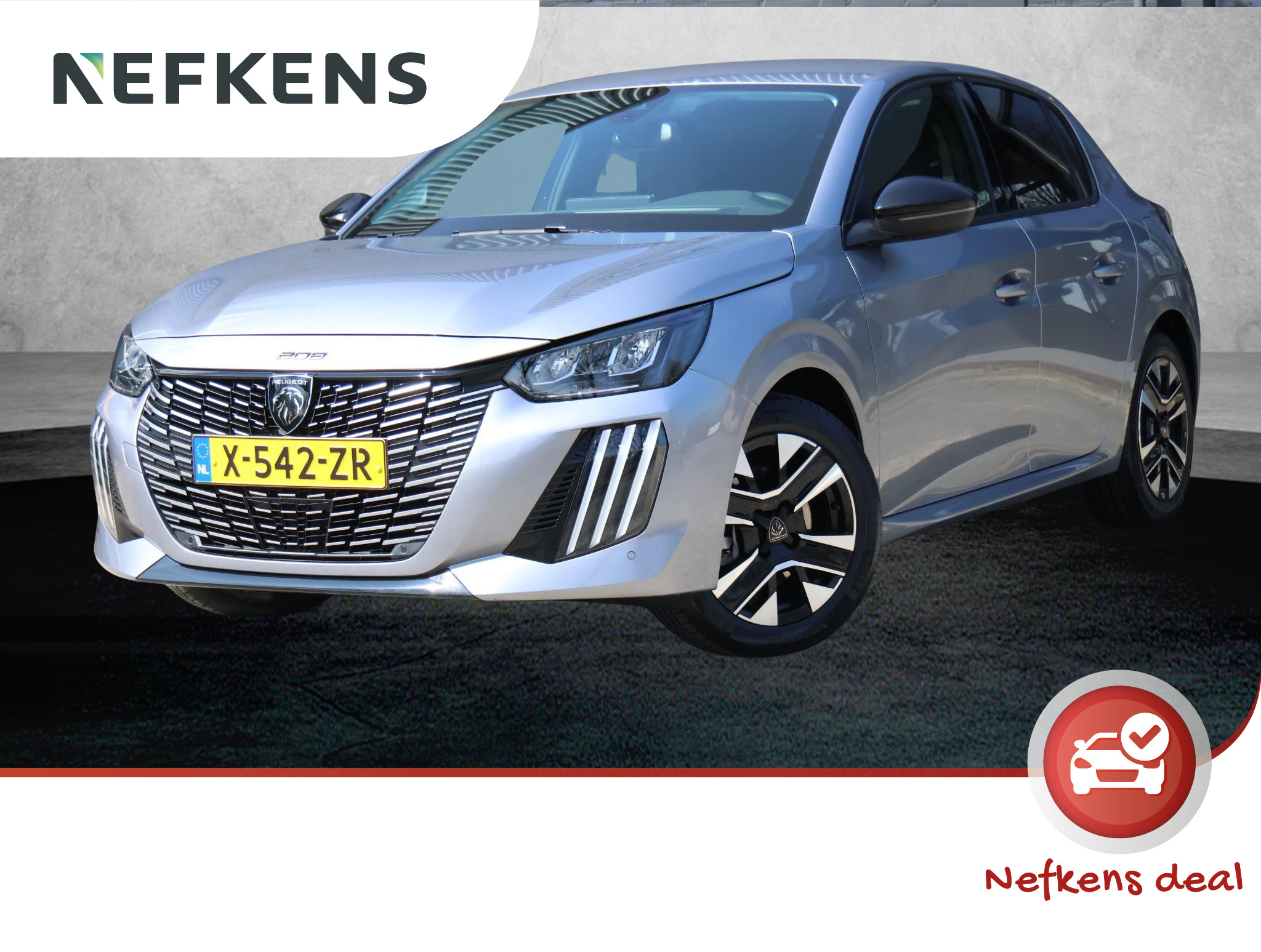 Peugeot 208 1.2 100PK Allure | Navigatie | Parkeersensoren | LED | Lederen Stuurwiel | Climate Control | Cruise Control | 16" LMV | Apple Carplay/Android Auto |