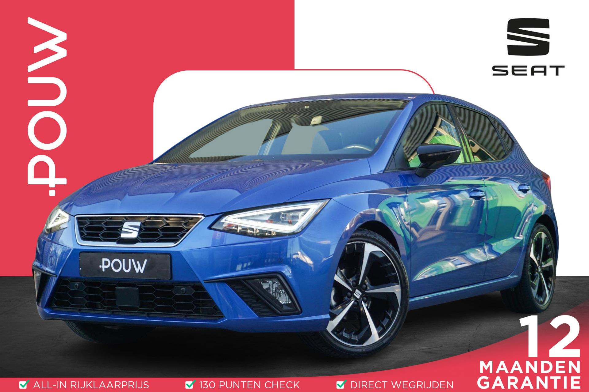 SEAT Ibiza 1.0 EcoTSI 95pk FR | PDC Voor & Achter | FullLink Navigatie | Climatronic | Drive Mode Select