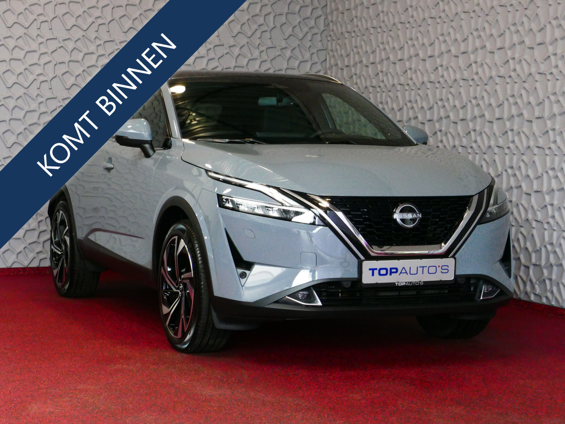 Nissan QASHQAI 1.3 MHEV 160PK TEKNA PLUS LEER PANO MASSAGE BOSE STOEL/STUUR/RUIT VERW MATRIX.LED ELEK.KLEP HEADUP 20''LMV 2024 20 Qashqai's op voorraad !