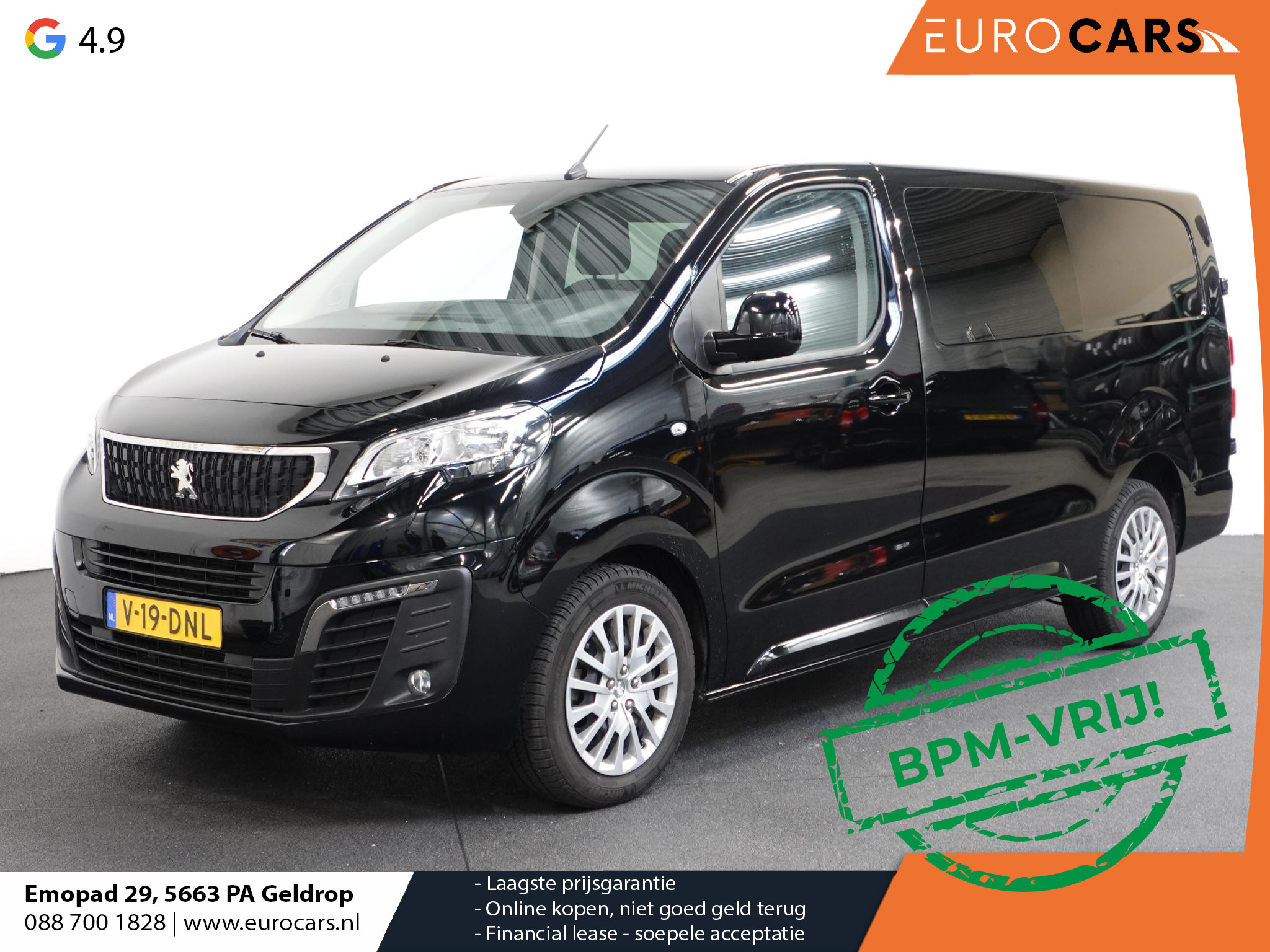 Peugeot Expert 180pk Automaat L3H1 Long Premium Dubbele Cabine Trekhaak Navigatie Euro6