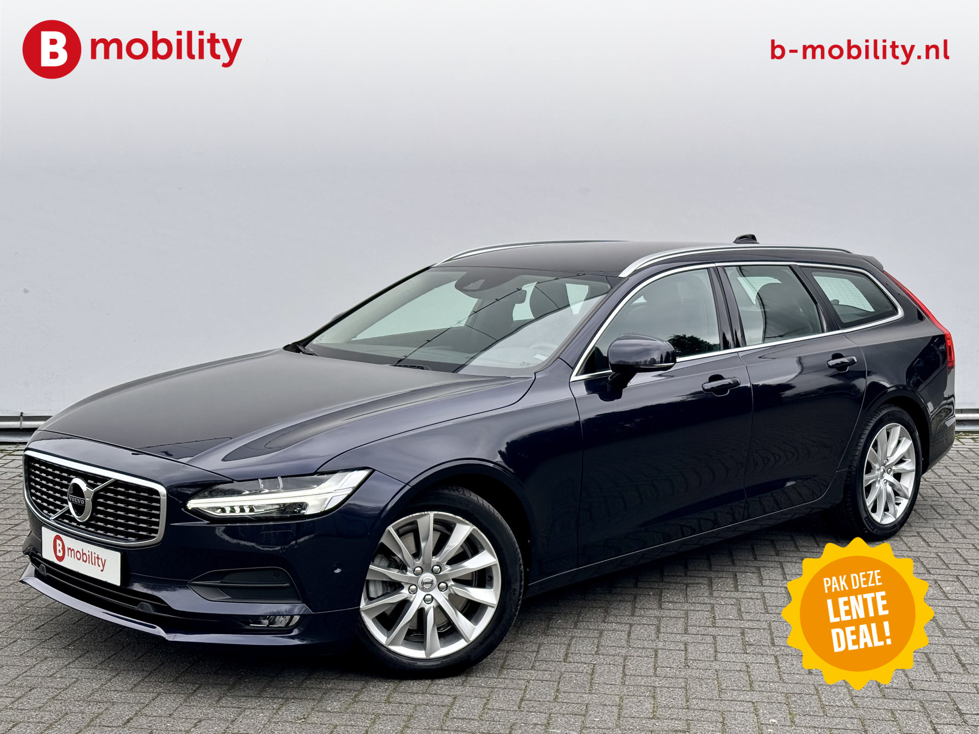 Volvo V90 2.0 T5 255PK Momentum Automaat Adaptive Cruise Control | Memory Stoelen | BLIS | Leer | Stoelverwarming | Bluetooth telefoon