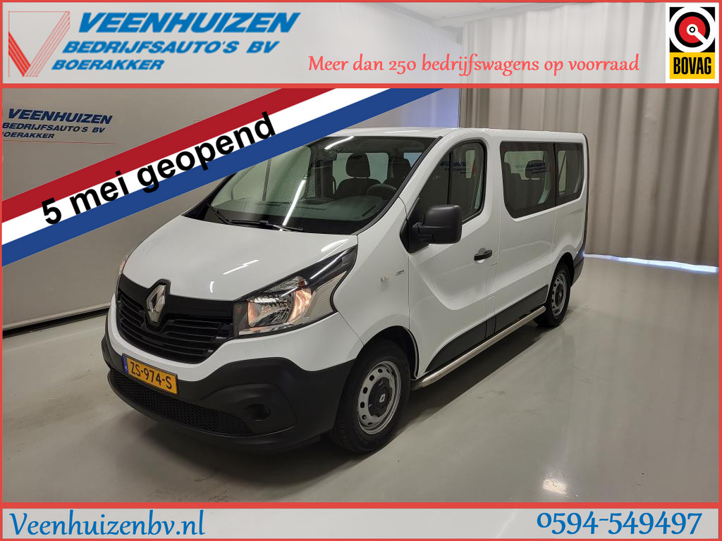 Renault Trafic Passenger 1.6dCi Personenbus 8-Persoons Excl. BTW Bpm vrij Euro 6!
