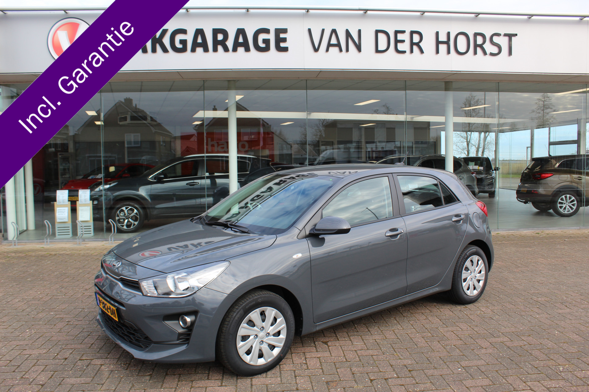 Kia Rio 1.0-100pk T-GDi AUTOMAAT ComfortLine Airco, Parkeersensoren achter, Bluetooth, stoel-en stuurwielverwarming, DAB+ radio