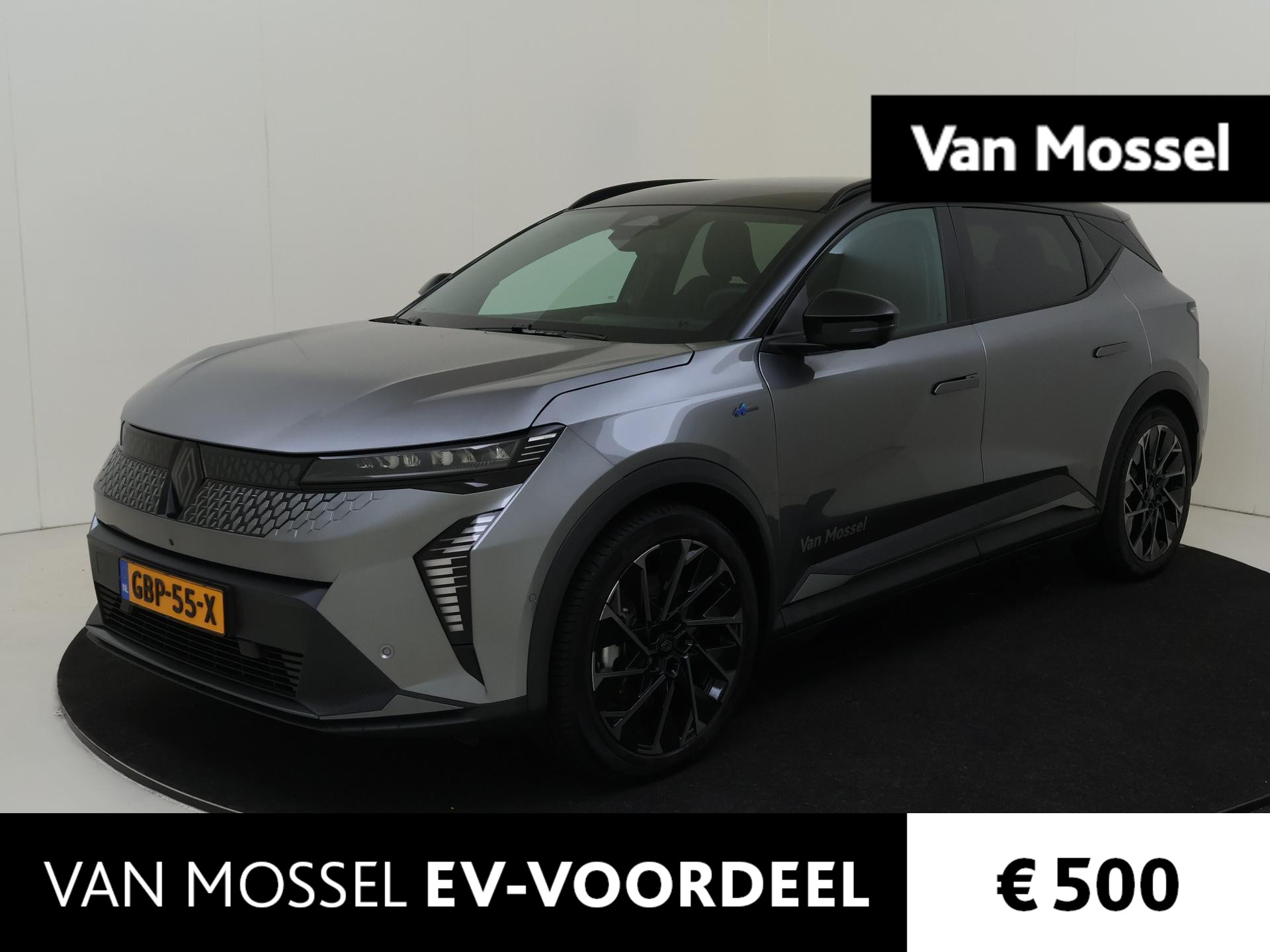 Renault Scénic E-Tech EV87 long range esprit Alpine AUTOMAAT| BTW| 625 km WLTP | 22KW Laden| Stoel/Stuurverw | Navigatie | Android Auto & Apple Carplay | Achteruitrijcamera |