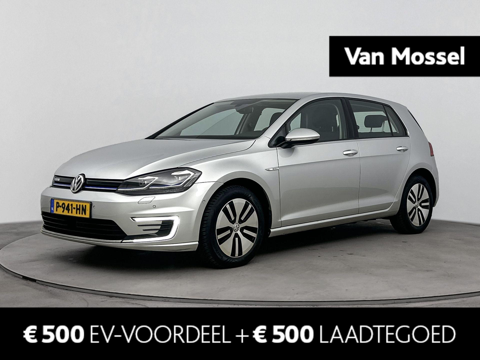 Volkswagen e-Golf 136Pk | Navigatie | Apple & Android Carplay | Stoelverwarming | Keyless Entry | Parkeersensoren & Camera | All Season Banden | Automatische Verlichting & Regensensoren |