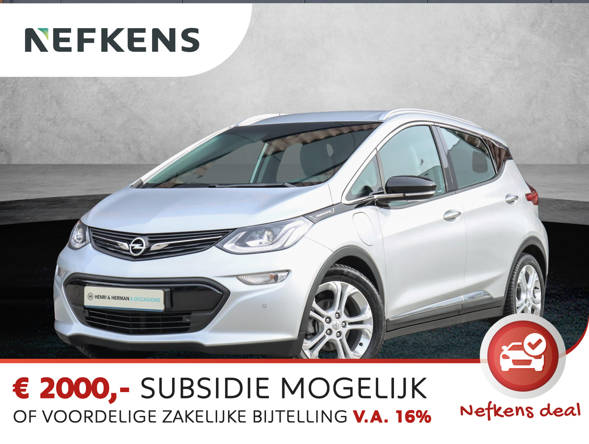 Opel Ampera-e Business 60 kWh (8%BIJT.!!/EX 2000 EURO SUBSIDIE!!/1ste eig./Xenon/PDC/AppleCarPlay)