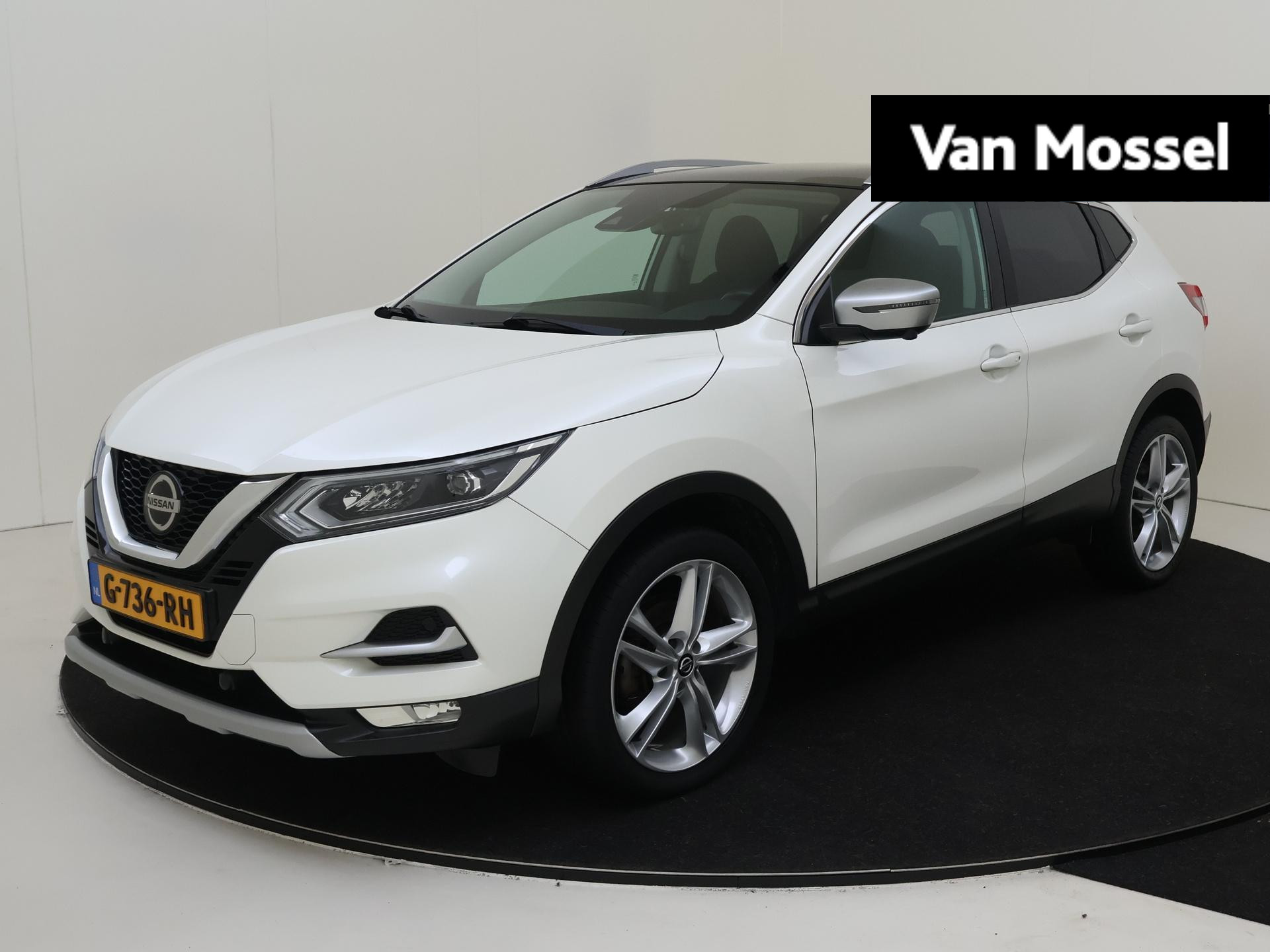 Nissan QASHQAI 1.3 DIG-T N-Motion | Panorama-dak | 360 Camera | Navigatie | Climate Control | Keyless | Parkeersensoren | Lichtmetalen velgen 19"