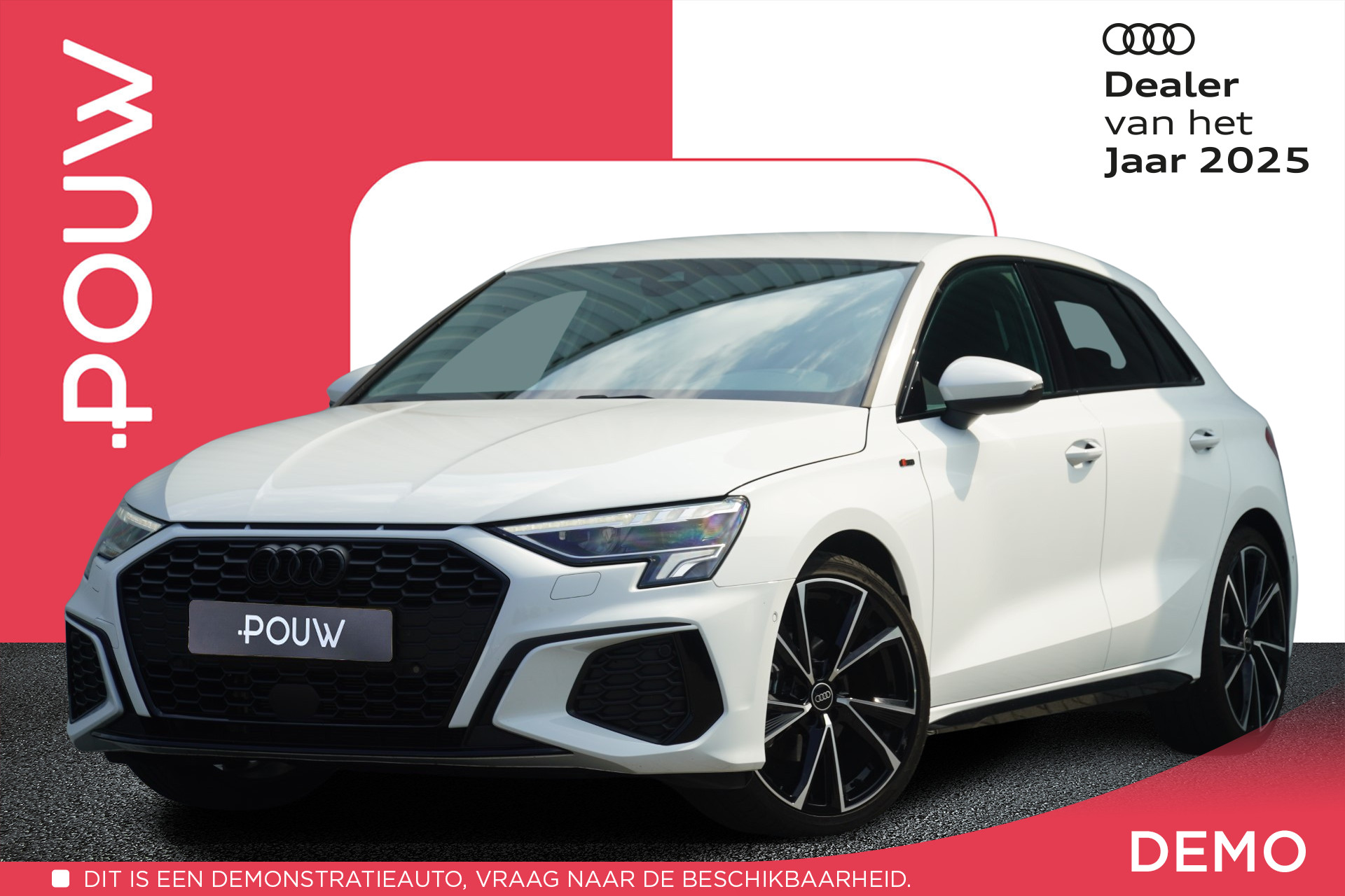 Audi A3 Sportback 35 TFSI 150pk S-tronic S edition | 19" Velgen | Black Style | Parkeerassistent