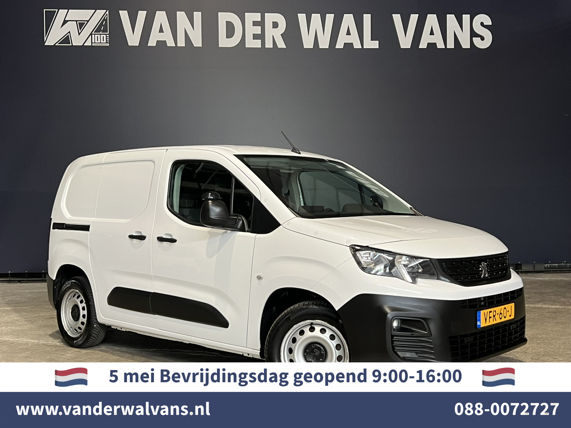 Peugeot Partner 1.5 BlueHDI 102pk L1H1 inrichting Euro6 Airco | Cruisecontrol | Trekhaak | Parkeersensoren Android auto