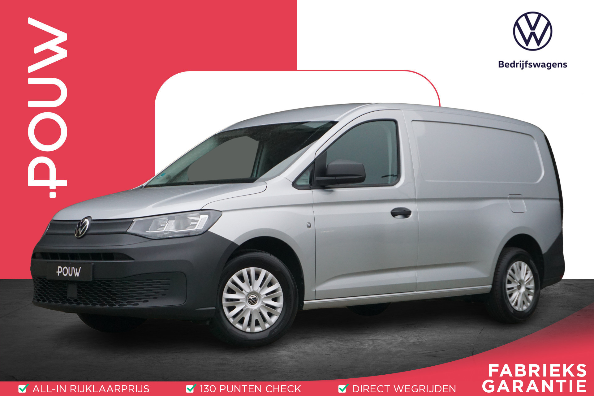 Volkswagen Caddy Cargo Maxi 2.0 TDI 75pk Comfort | Apple Carplay | Airco | Cruise | MF-Stuur