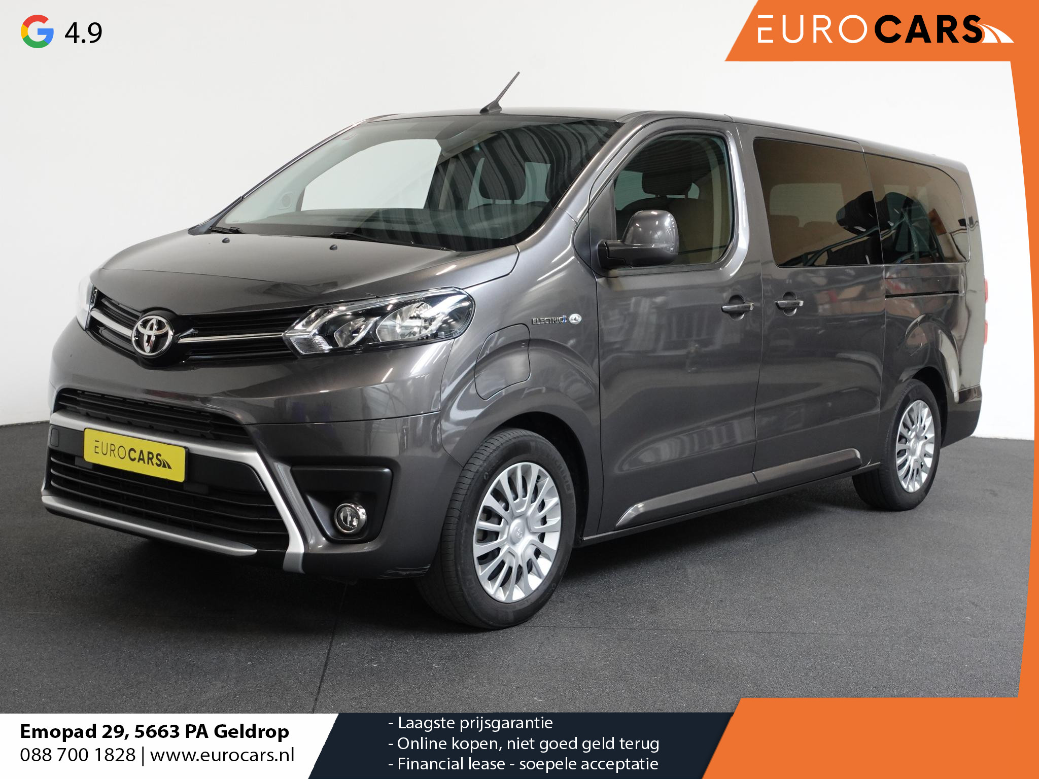 Toyota ProAce Electric Shuttle Long Extra Range Cool 75 kWh Navigatie Climate control Camera Parkeersensoren