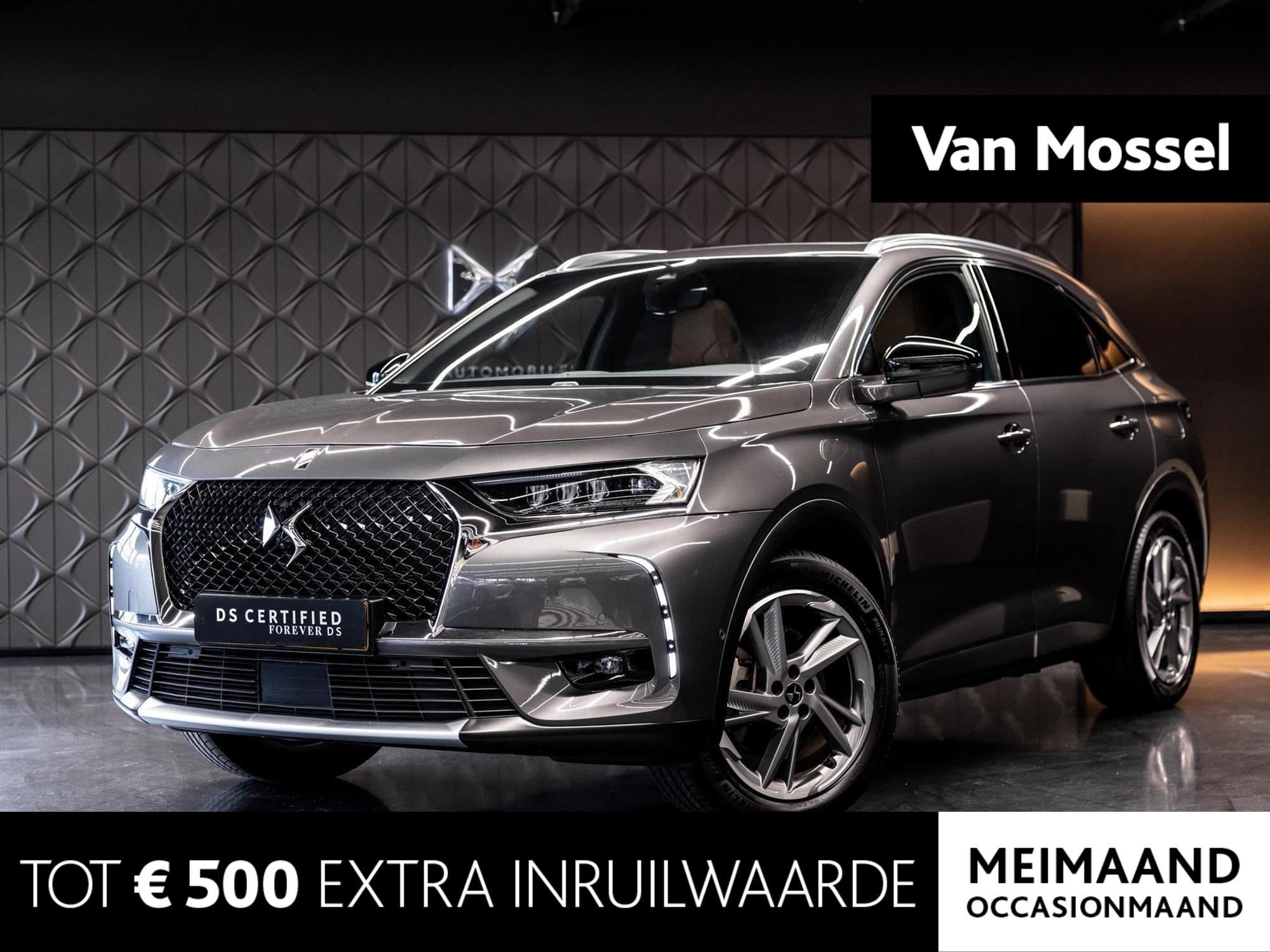DS DS 7 Crossback E-Tense 4x4 Louvre | Panorama schuif/kanteldak |  HiFi FOCAL | Elektrische achterklep | Geventileerde, verwarmde voorstoelen met massagefunctie | DS Drive Assist | 360 vision