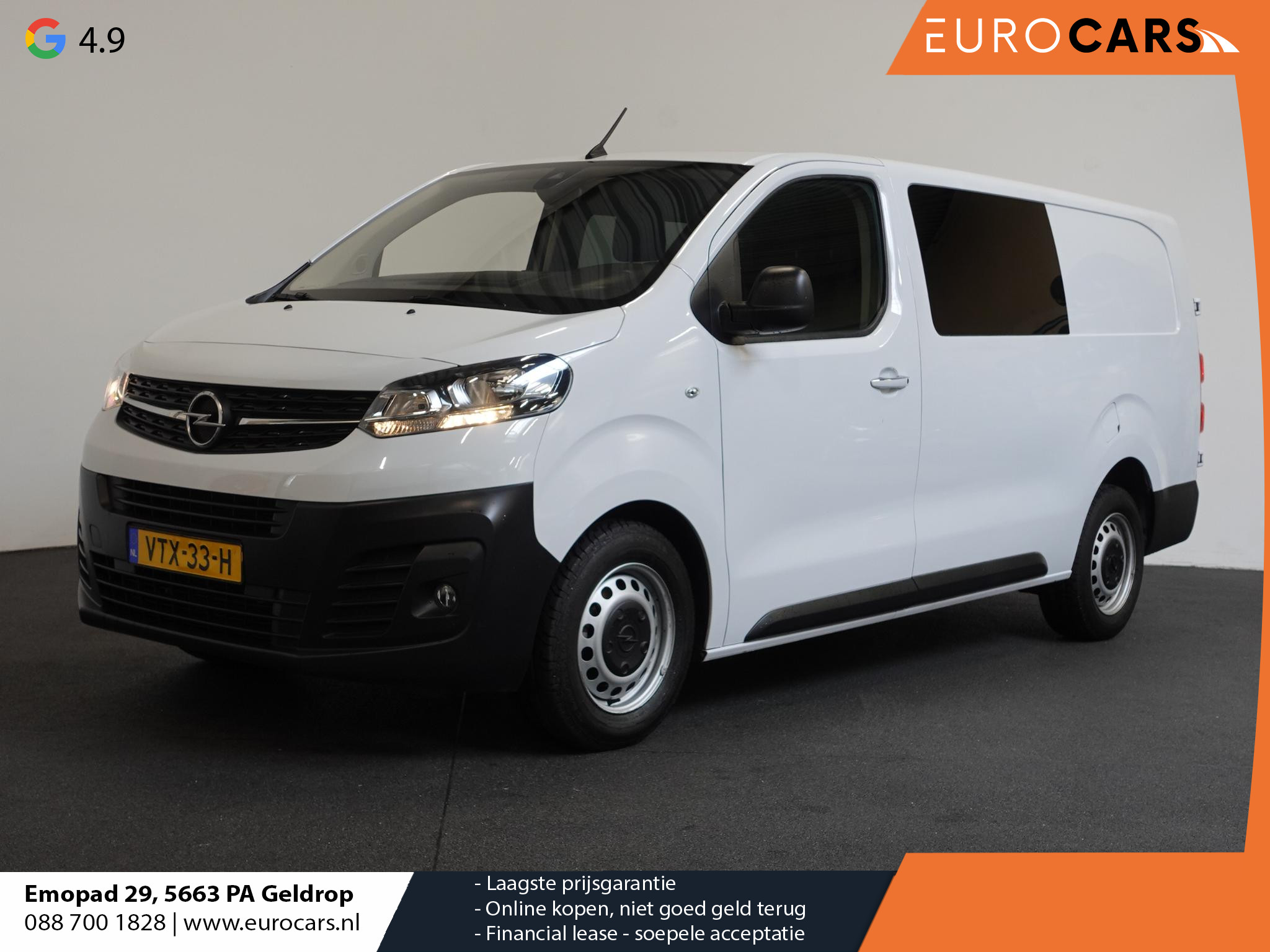 Opel Vivaro 2.0 CDTI L3H1 Dubbele Cabine Edition Airco Navigatie Parkeersensoren Trekhaak