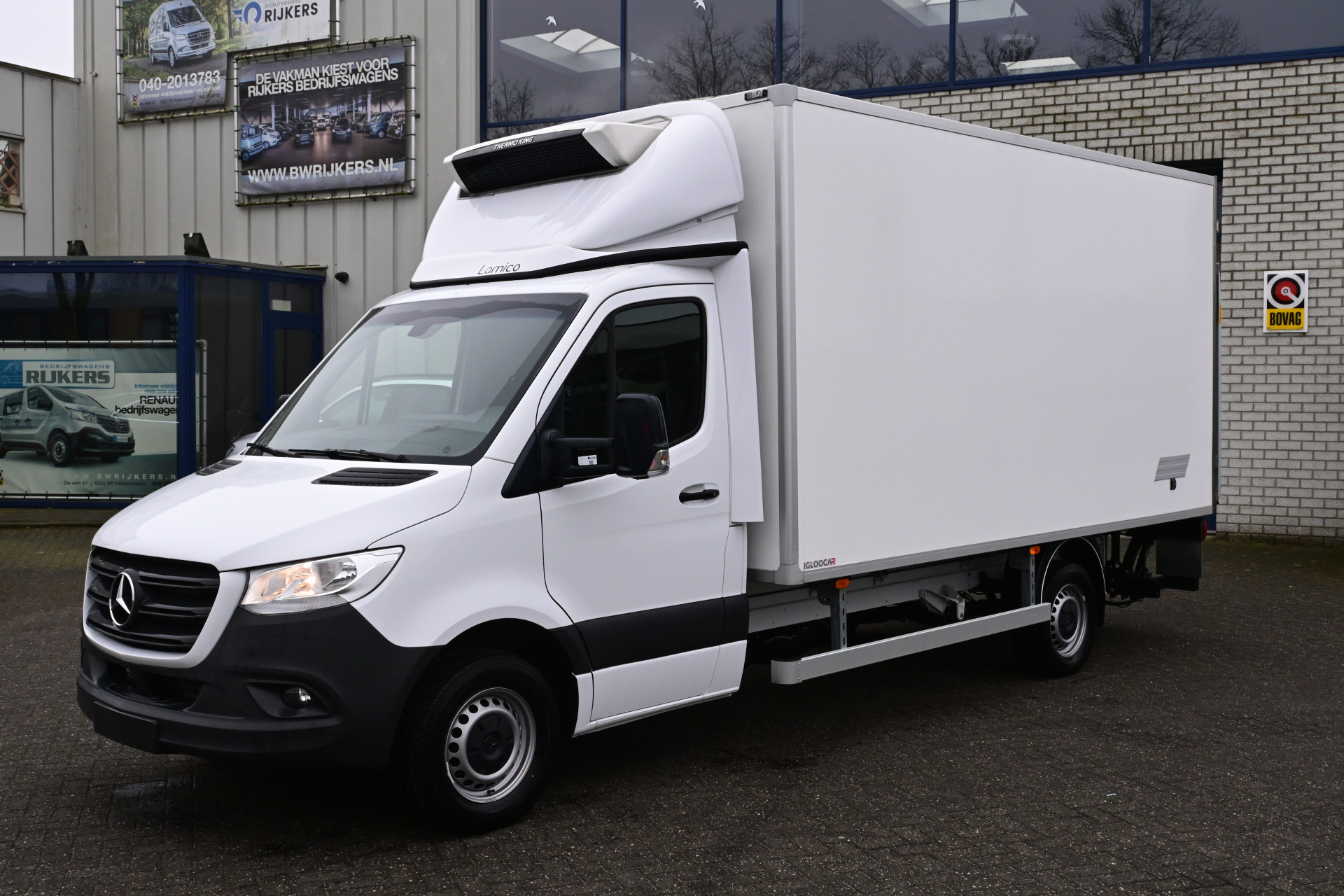 Mercedes-Benz Sprinter 317 CDI L3 Koel Vries Bakwagen met laadklep Thermo King V-500 Max, D/N Koeling
