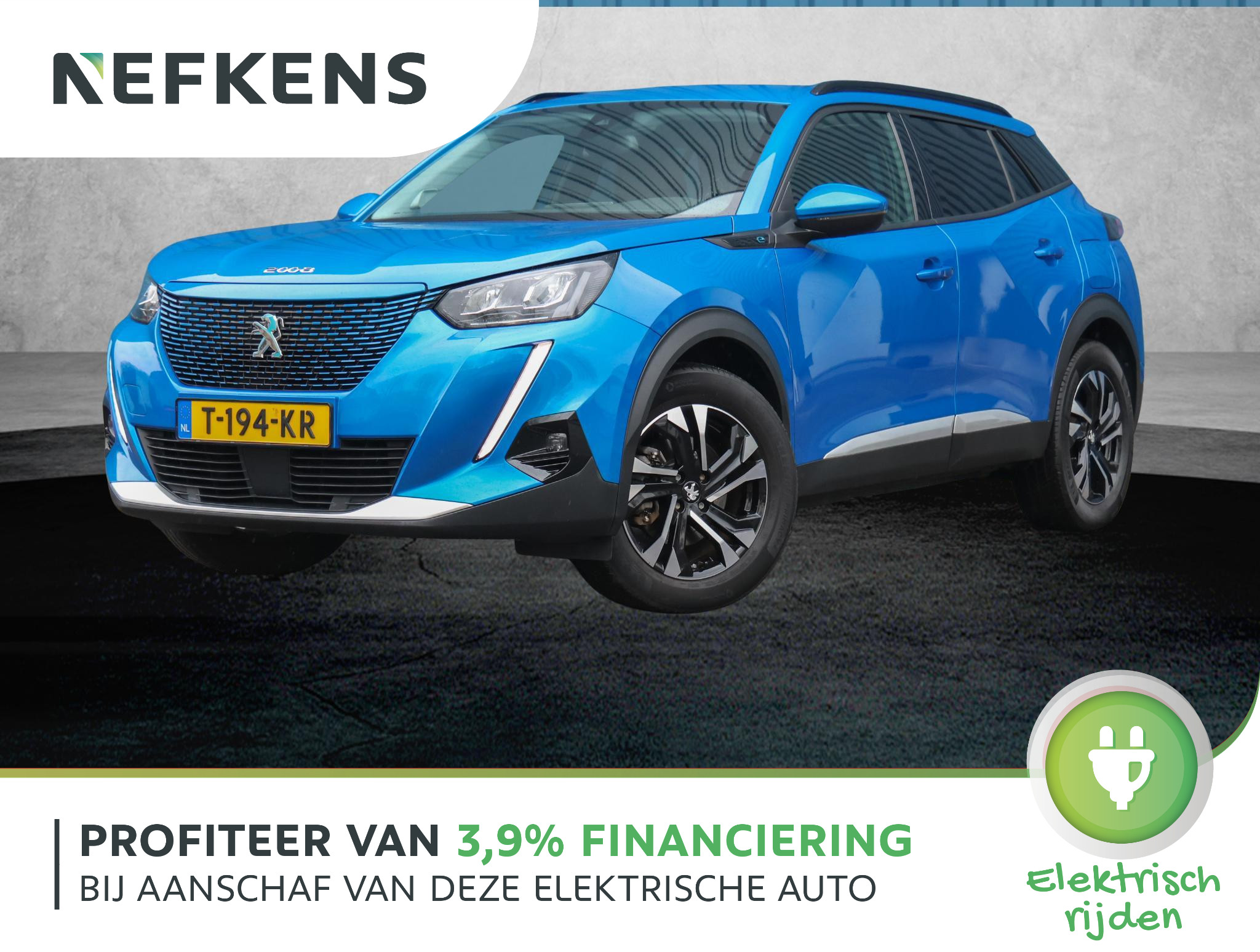 Peugeot e-2008 EV 50kWh Allure Pack | Navigatie | Camera | 3 Fase | Voorstoelen Verwarmd | Stof/Kunstlederen Bekleding