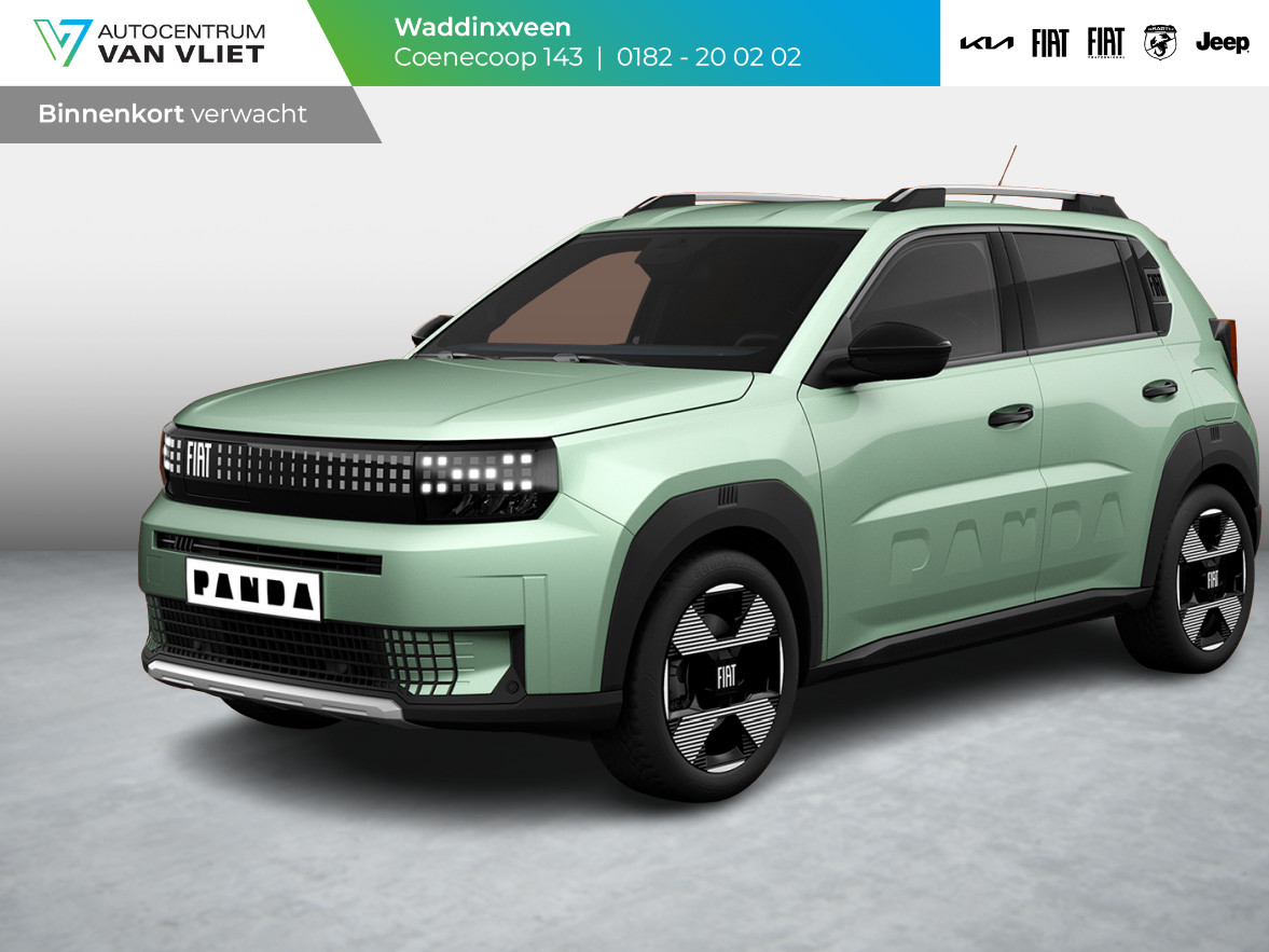 Fiat Panda Grande La Prima 44 kWh | Clima | Cruise | Camera | Apple Carplay | 17" | Navi | Winter Pack