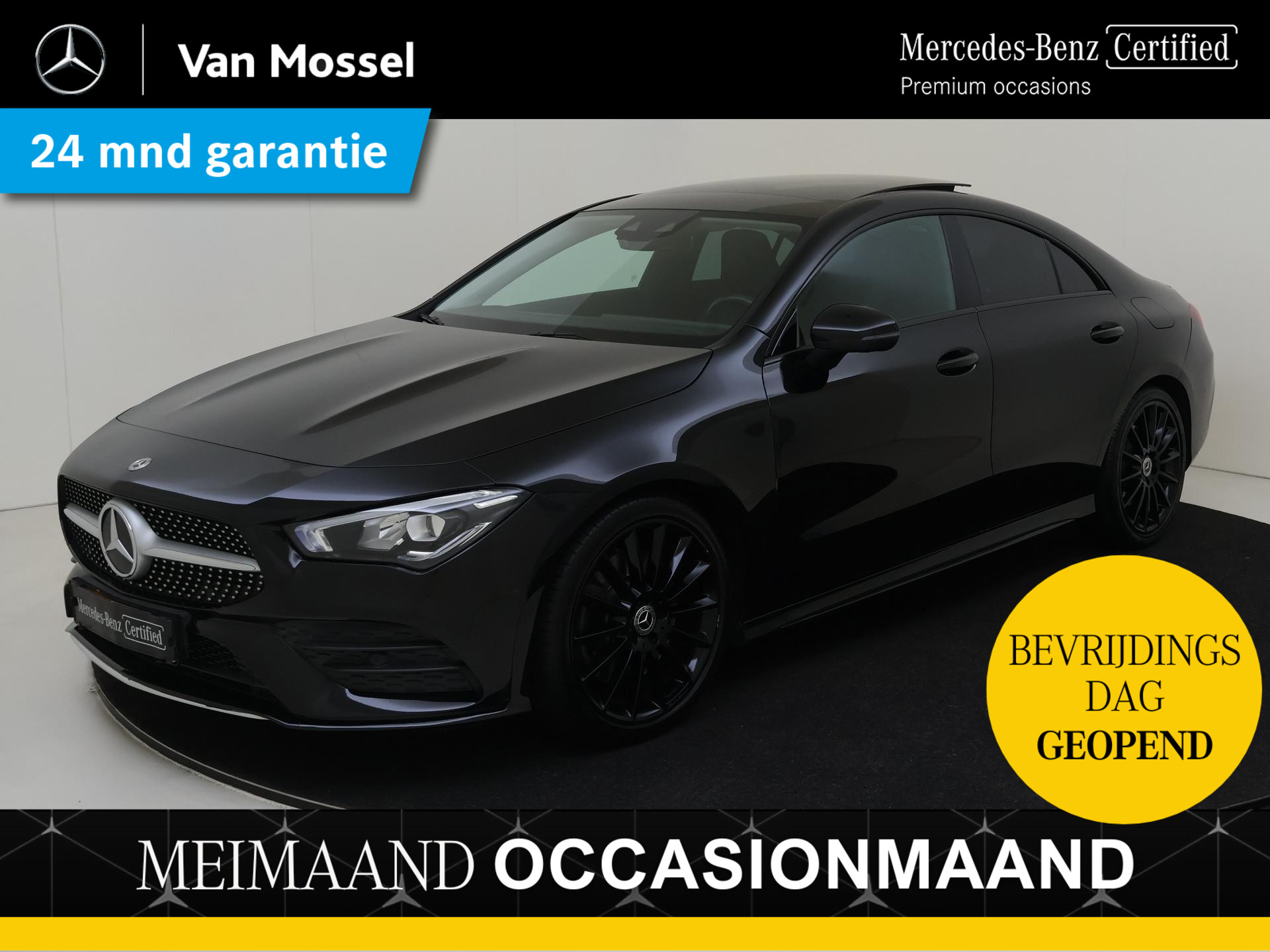 Mercedes-Benz CLA 220 Premium Plus AMG /Panoramadak /Leder /Night pakket /19 Inch