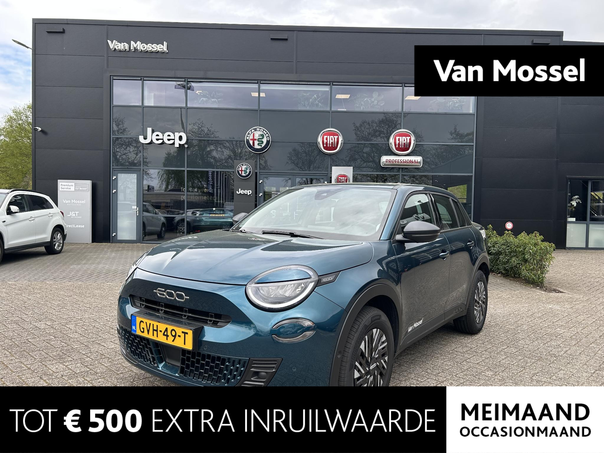 Fiat 600 1.2 Hybride 136pk Urban | Keyless | Parkeersensoren voor + Achter | Camera | Apple Carplay/Android Auto |