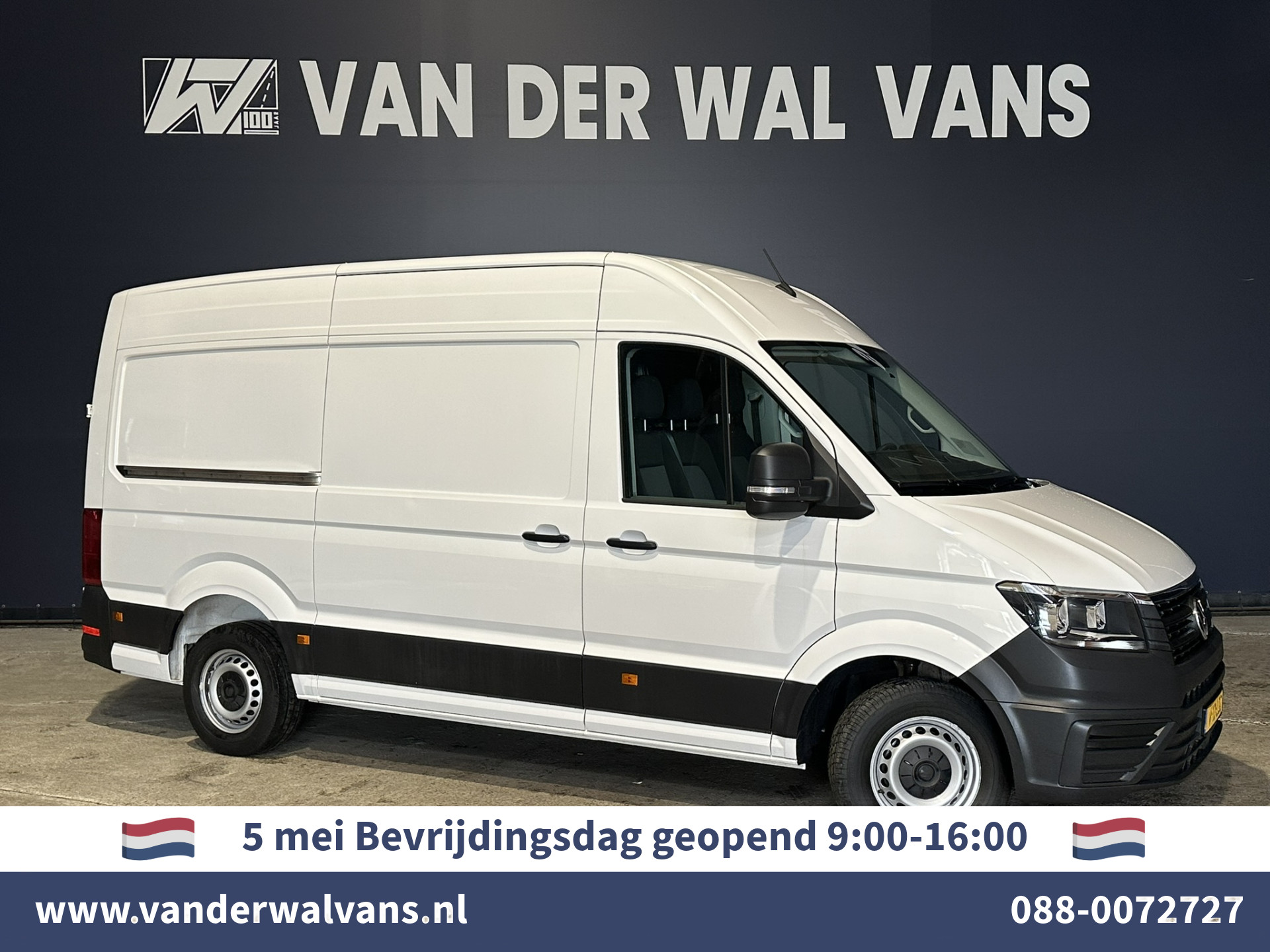 Volkswagen Crafter 2.0 TDI 141pk L3H3 L2H2 Euro6 Airco | Camera | Apple Carplay | Andoid Auto Bijrijdersbank