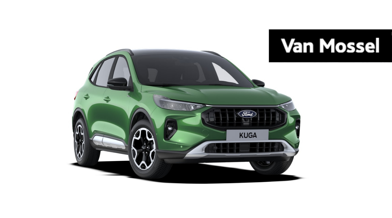 Ford Kuga 2.5 PHEV Active X | 2100KG TREKGEWICHT | €4000,- FORD VOORDEEL | 0,99% RENTE VIA FORD OPTIONS | 243 PK!  | BURSTING GREEN | NIEUW MODEL |