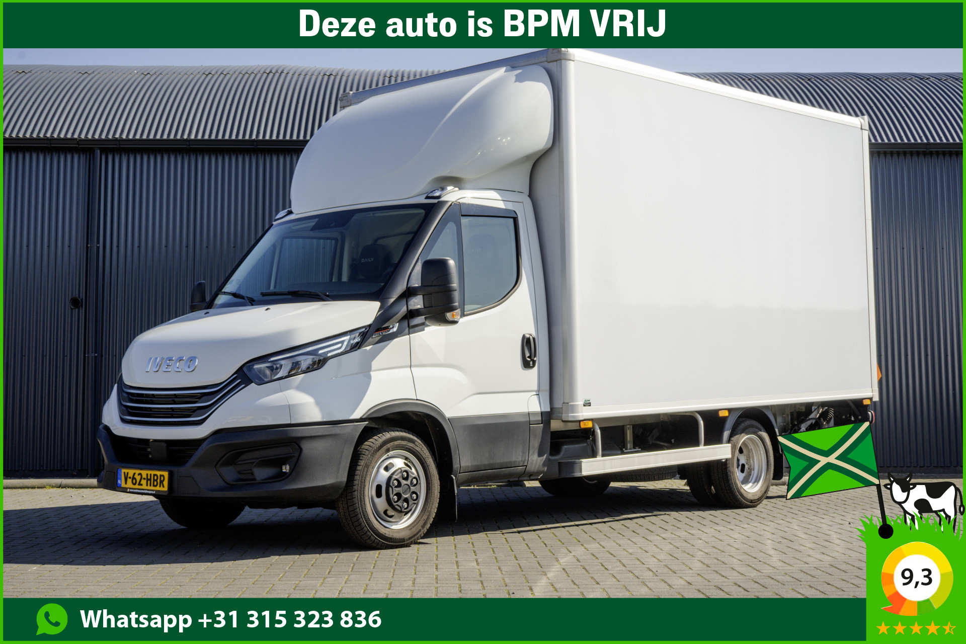 Iveco Daily 40C18 | Bakwagen met laadklep | 180PK | Automaat | Fabrieksgarantie | Navi | Camera | Climate | Cruise | Euro 6