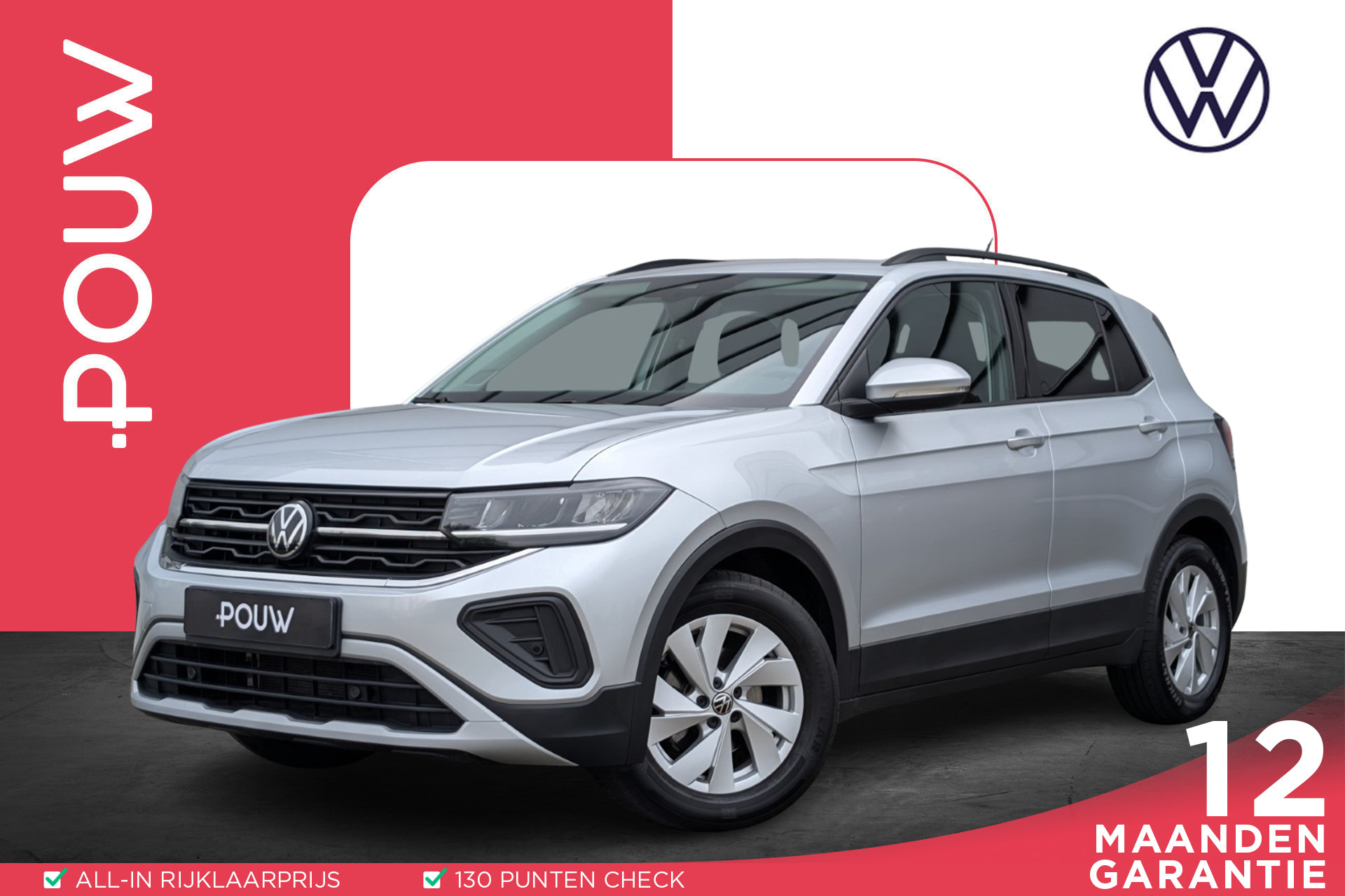 Volkswagen T-Cross 1.0 TSI 95pk Life Edition App connect | Climate control | Adaptive cruise