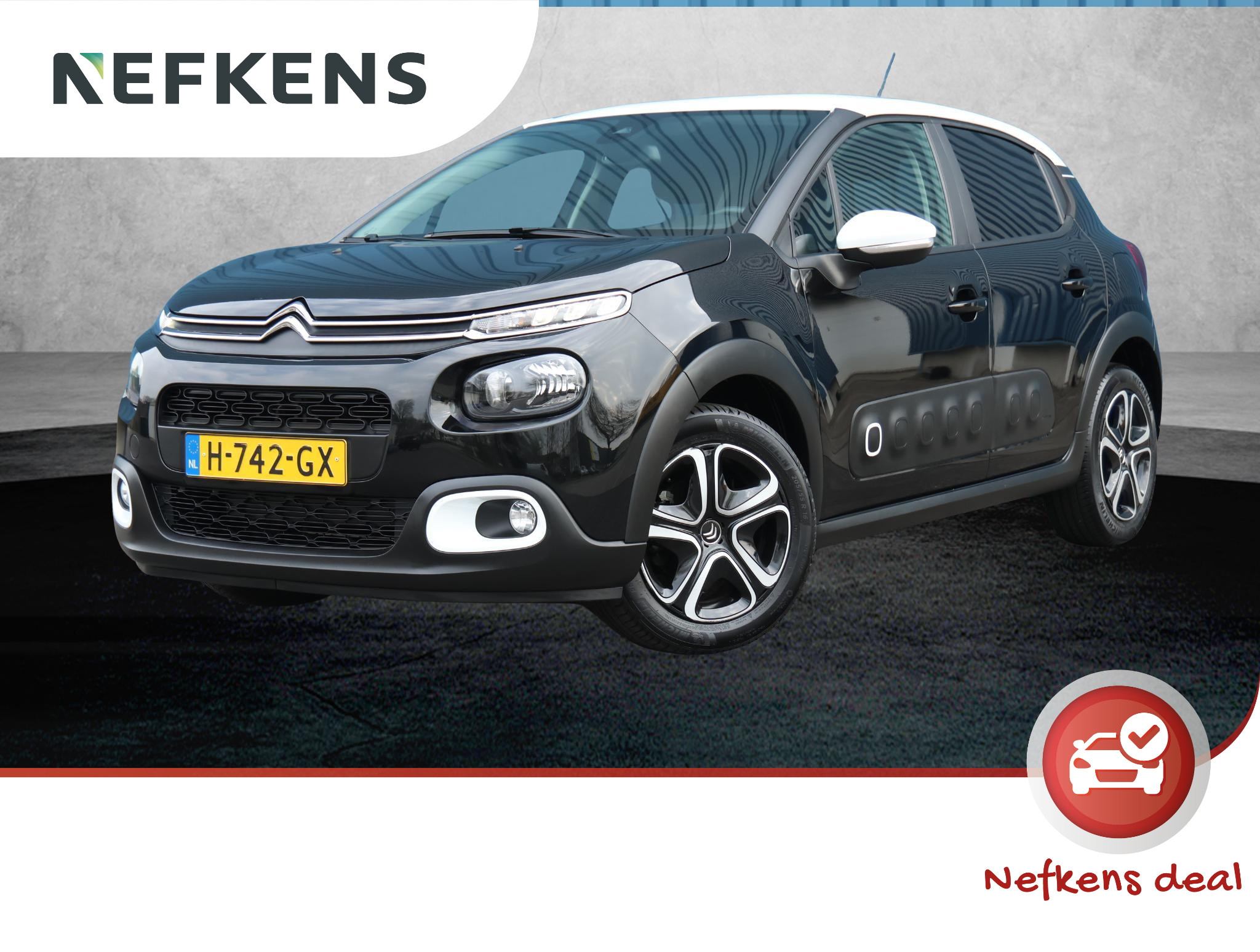 Citroën C3 1.2 82PK S&S Feel Edition | Navigatie | Climate control | Cruise control | Two-Tone  | AppleCarPlay/AndroidAuto | Privacy Glass | Parkeersensoren |