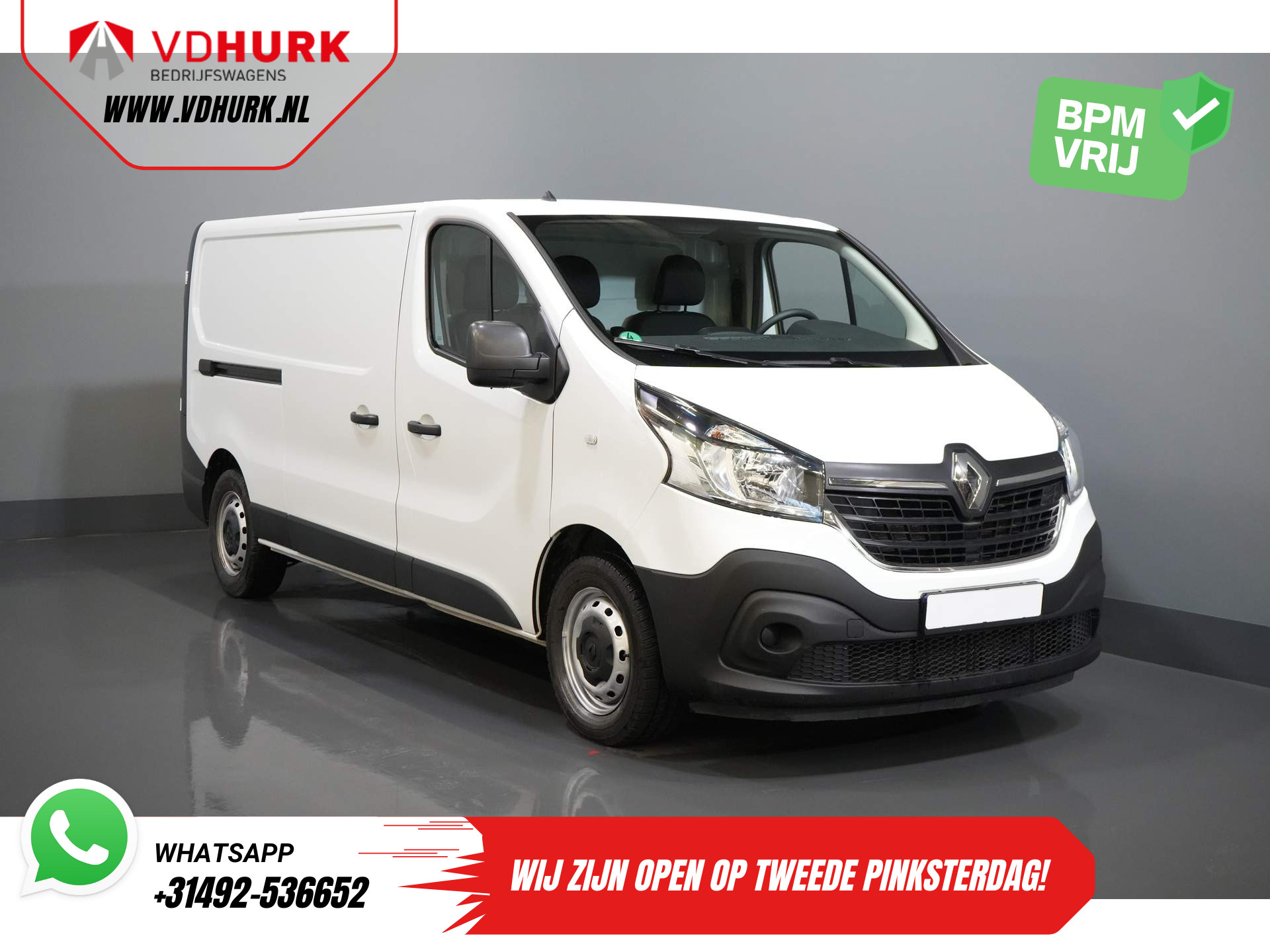 Renault Trafic 2.0 dCi 120 pk L2 3 Pers./ Keyless/ Airco/ PDC