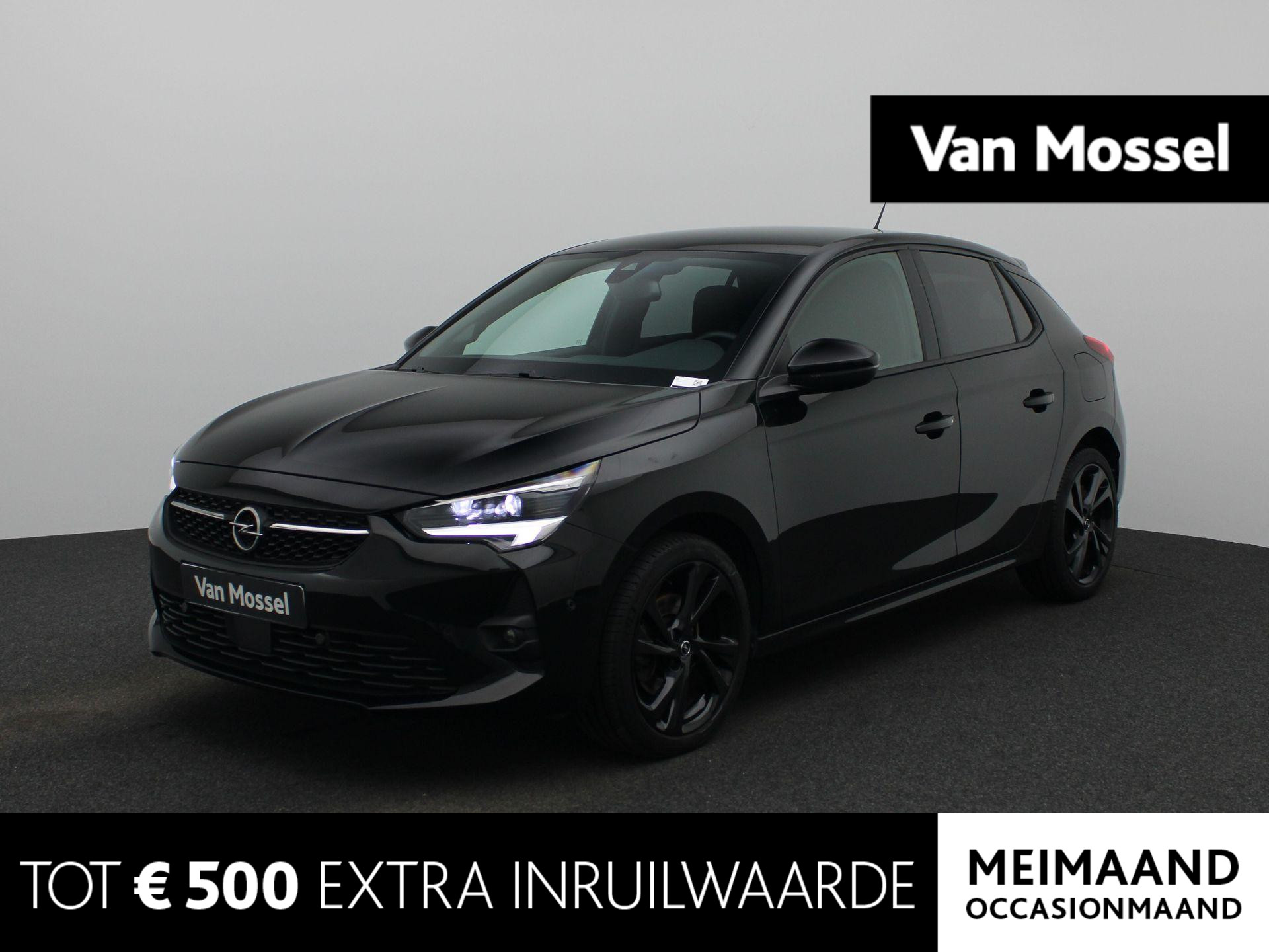 Opel Corsa 1.2 GS Line | ULTIMATE | Leder | Navigatie | Stoel-Stuurverwarming | Massagestoelen | Apple Carplay / Android Auto | Camera | Parkeersensoeren | Adaptieve Verlichting | 17 Inch Gloss Black Velgen |