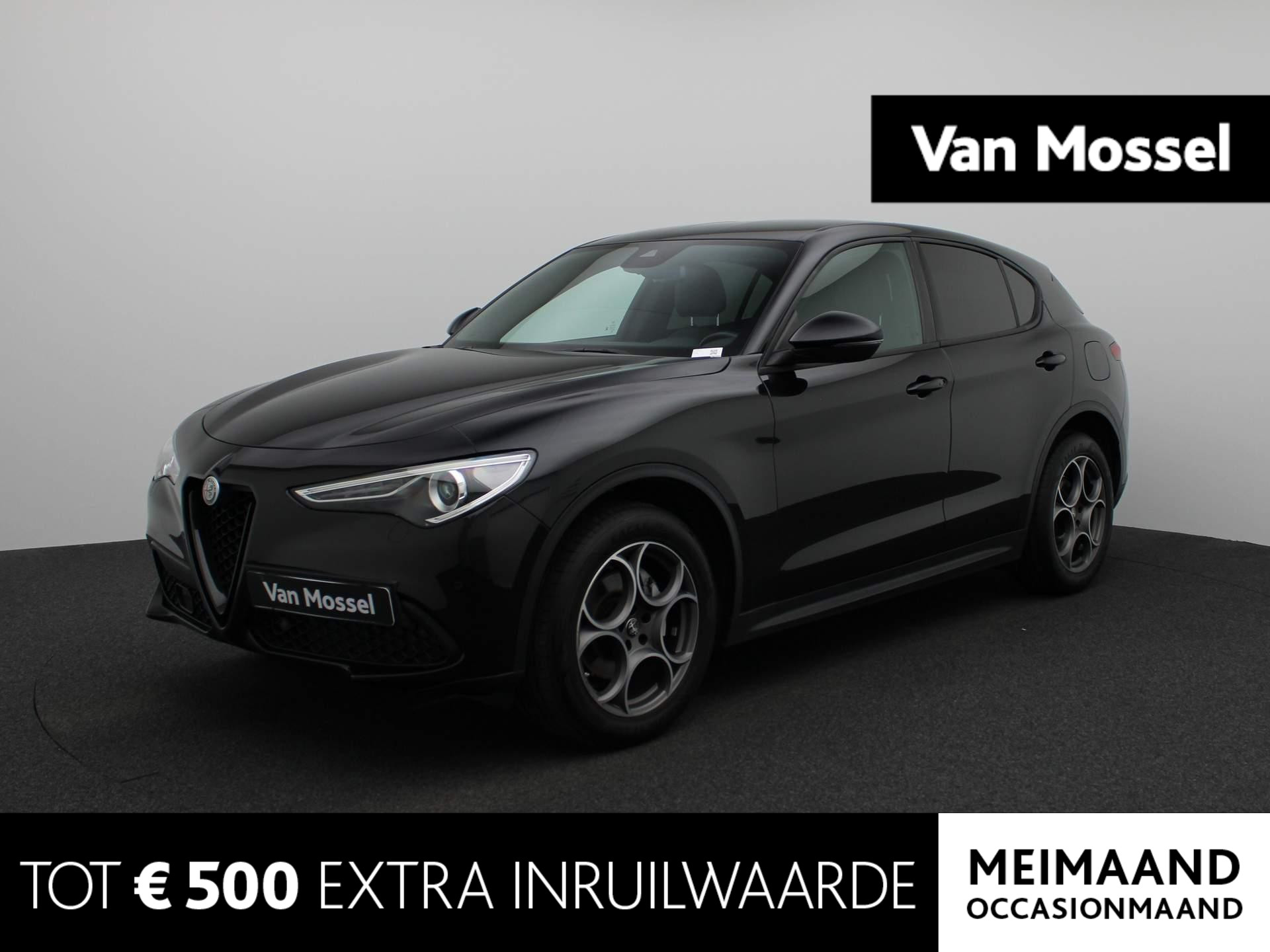 Alfa Romeo Stelvio 2.0 T AWD Sprint | NAVIGATIE | ACHTERUITRIJCAMERA | HALF-LEDER | PARKEERSENSOREN V+A | ELEKTRISCHE ACHTERKLEP | CLIMATE CONTROL | ADAPTIVE CRUISE CONTROL | BI-XENON KOPLAMPEN |