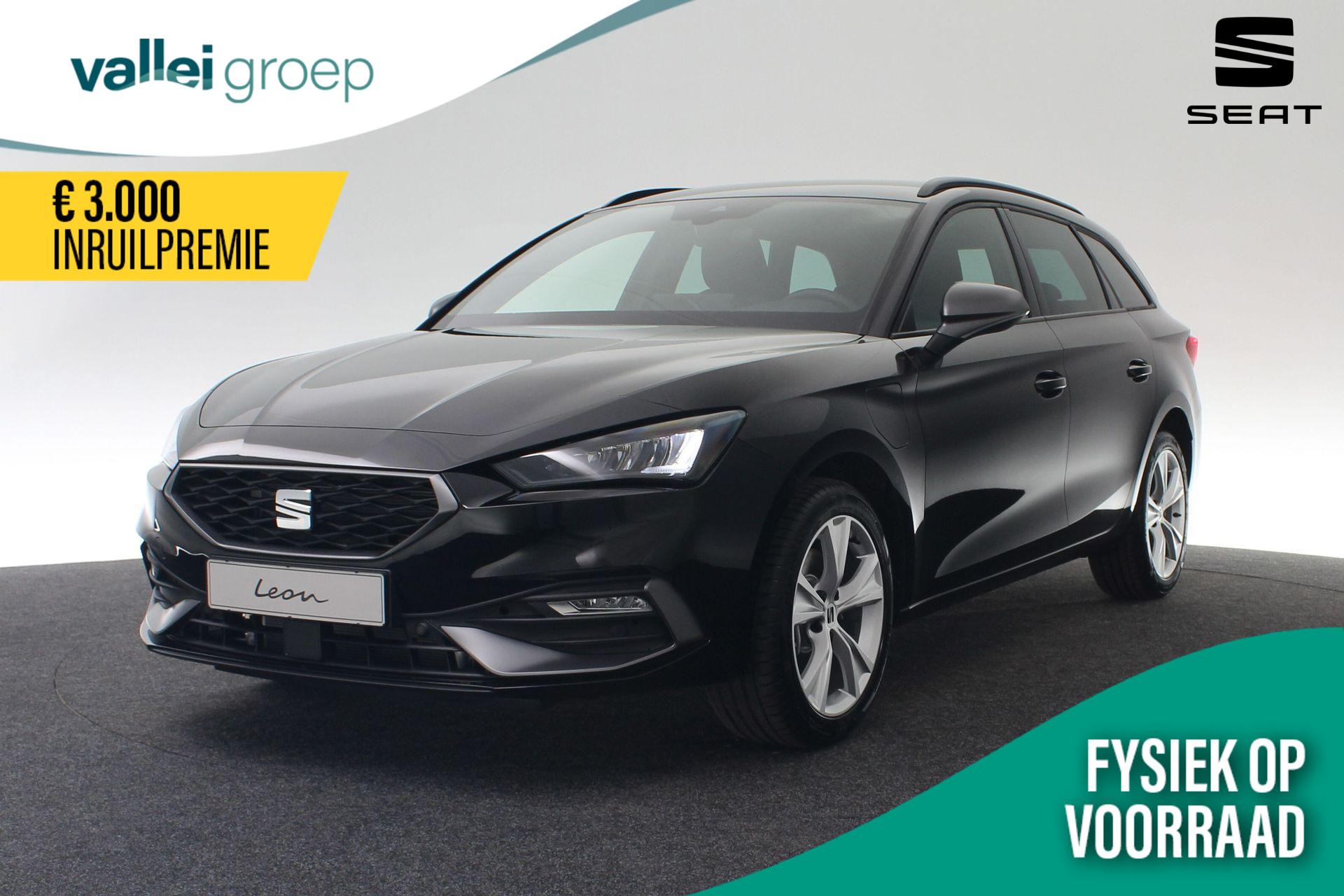 SEAT Leon FR First Edition 1.5 TSI eHybrid 150 kW / 204 pk DSG | Camera | LED | Side Assist | Privacy glass | 17 inch