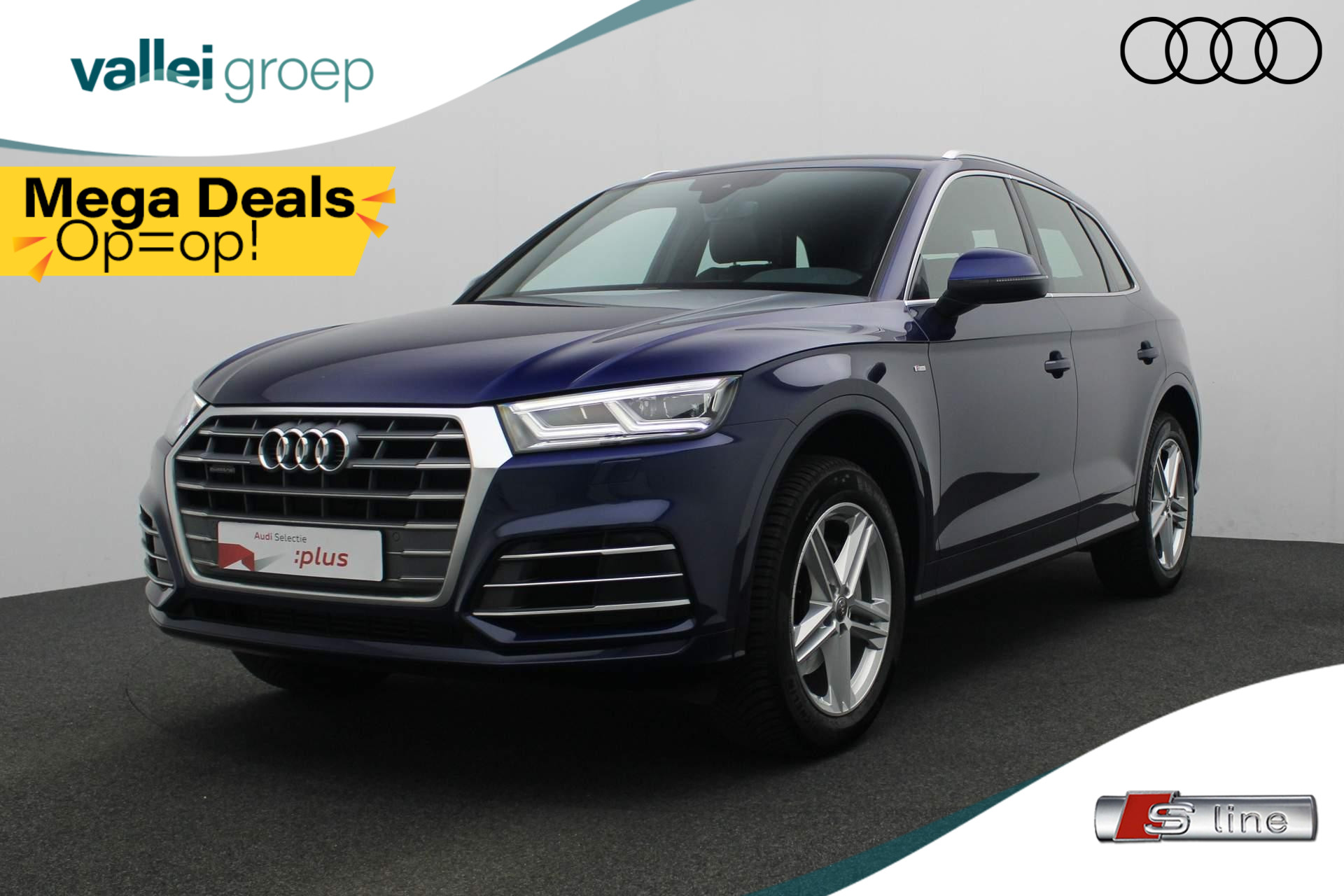 Audi Q5 2.0 TFSI 252PK S-tronic quattro Sport S Line Edition | Navi | Parkeersensoren voor/achter | Sportonderstel | Apple Carplay / Android Auto