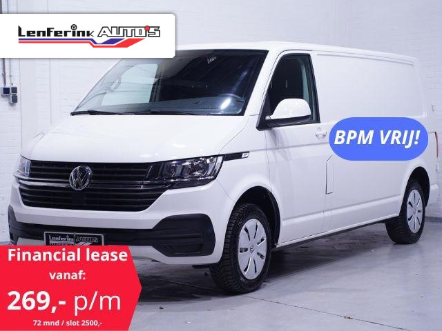 Volkswagen Transporter 2.0 TDI 110 pk L2H1 Nwe Model NAP, Airco Trekhaak, Cruise Control, Laadruimte Pakket, 2-Zits