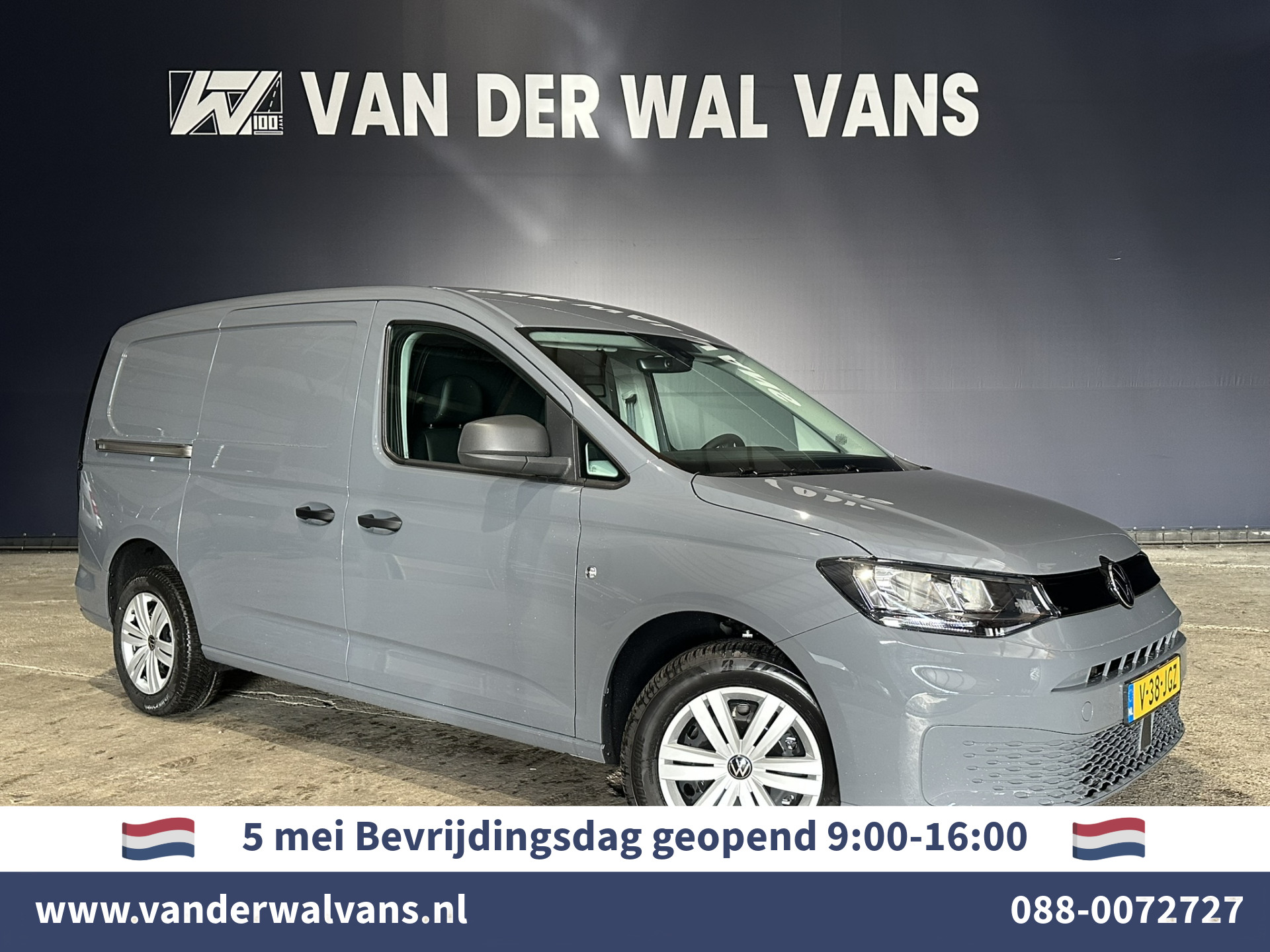 Volkswagen Caddy 1.5 TSI 114 pk Automaat L2H1 Maxi Fabrieksgarantie Euro6 Airco | Camera | Apple Carplay cruisecontrol, android auto, parkeersensoren, lederen bekleding