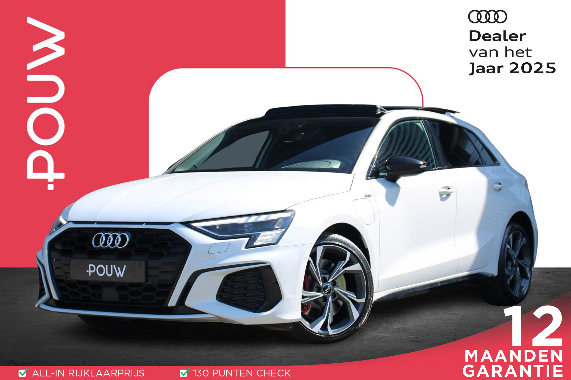 Audi A3 Sportback 45 TFSI e 245pk S Edition Competition | Panoramadak | Bang & Olufsen | Comfortsleutel | Stoelverwarming