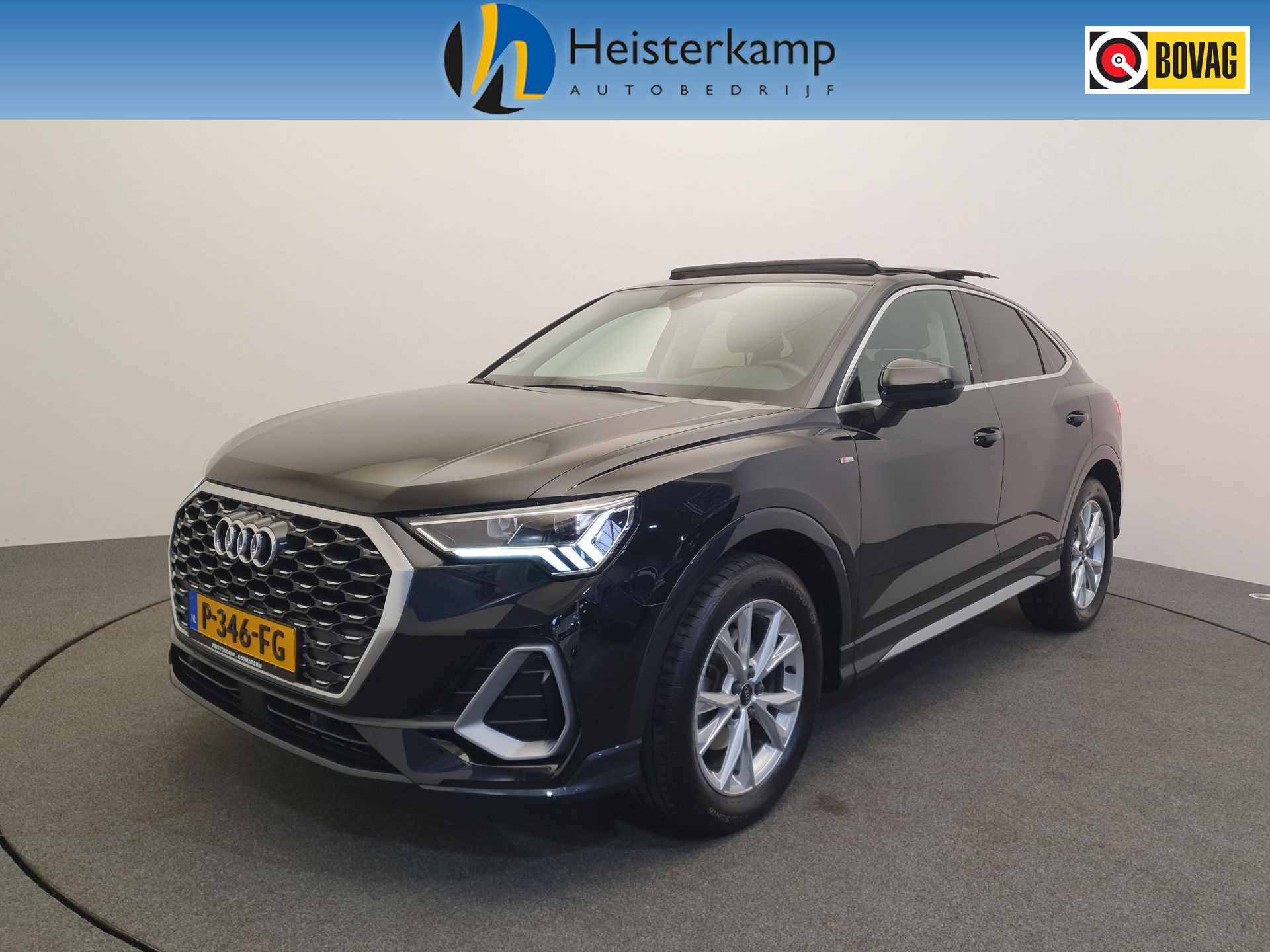 Audi Q3 Sportback 35 TFSI 150pk S-Tronic S-Line Wegklapbare trekhaak, Panoramadak, Camera