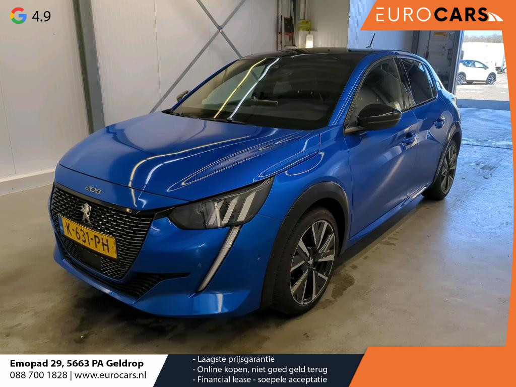 Peugeot 208 1.2 PureTech 100pk GT Panorama dak Navigatie Camera Lichtmetalen Velgen 17" Extra Getint Glas Led Dab Cruise control