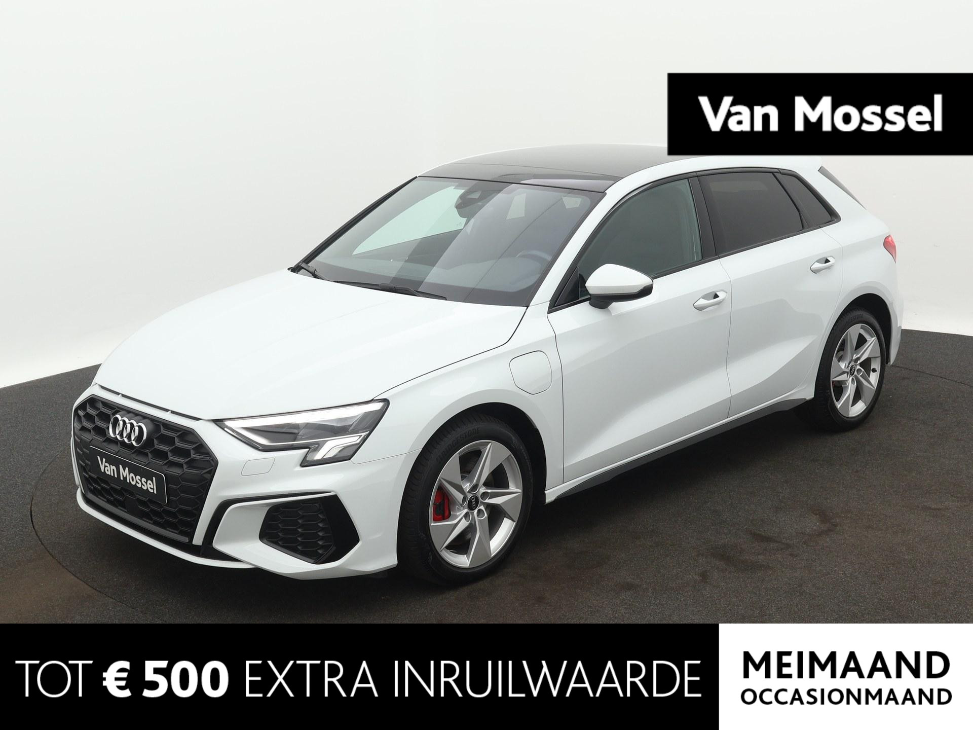Audi A3 Sportback 45 TFSI e S edition Competition | PANORAMADAK | APPLE CARPLAY - ANDROID AUTO | STOELVERWARMING | KEYLESS | NAVIGATIE | CRUISE CONTROL | PARKEERSENSOREN | CLIMATE CONTROL | LANE ASSIST | LED VERLICHTING |