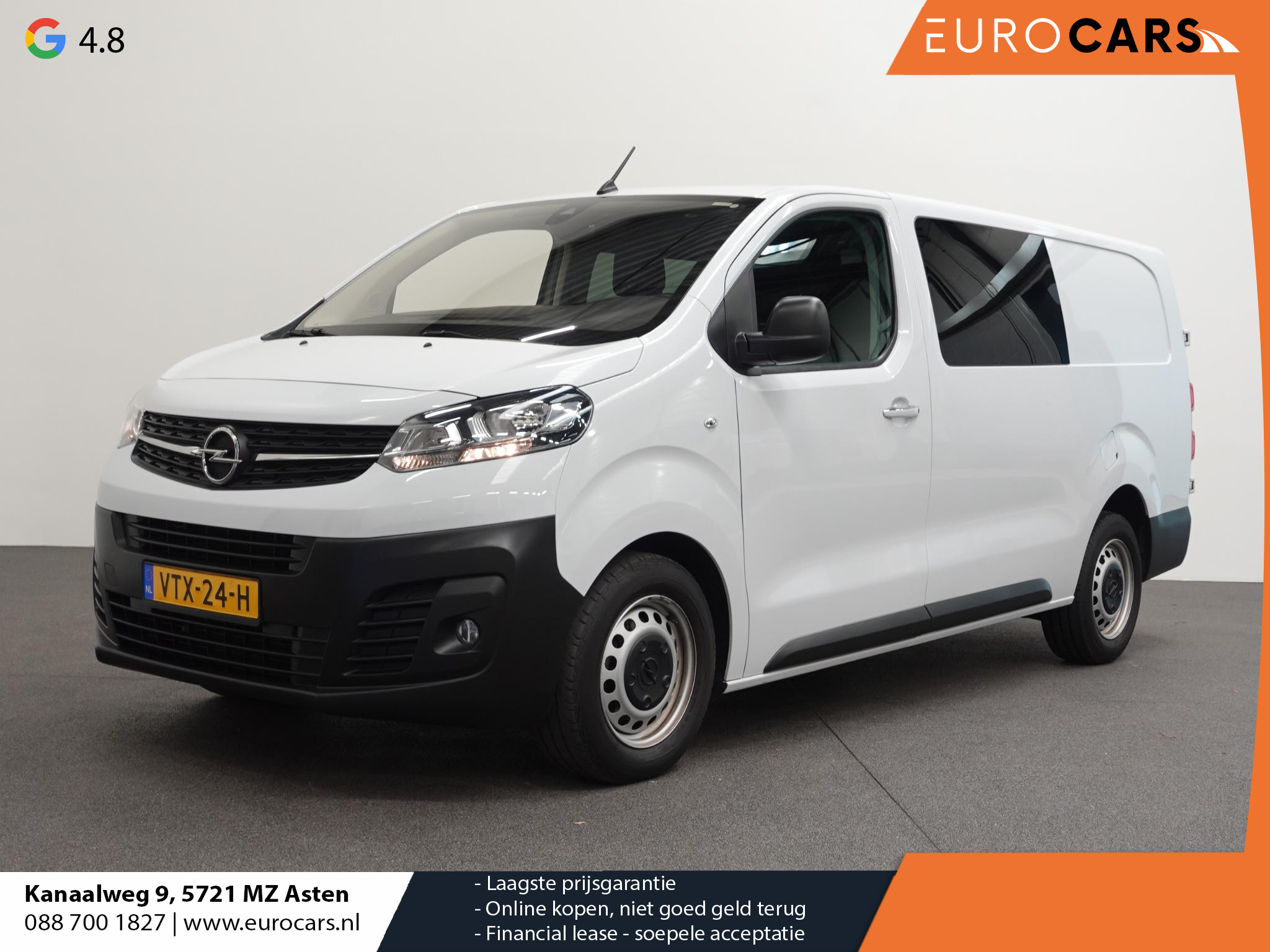 Opel Vivaro 2.0 CDTI L3H1 Dubbele Cabine Edition Airco Navigatie Trekhaak Carplay Bluetooth