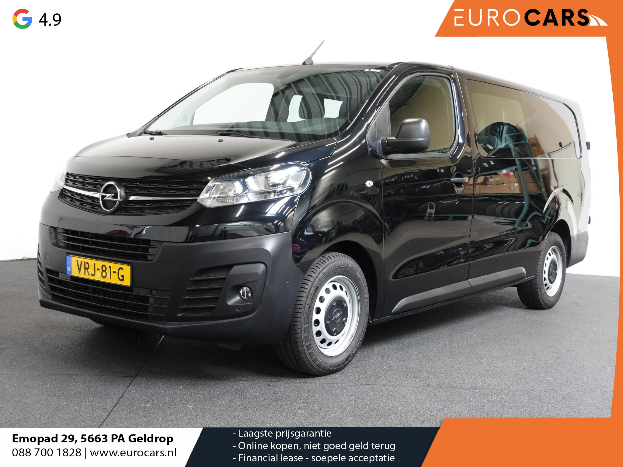 Opel Vivaro 102pk L3H1 Edition Dubbele Cabine 6persoons Navigatie Trekhaak Airco Cruise control
